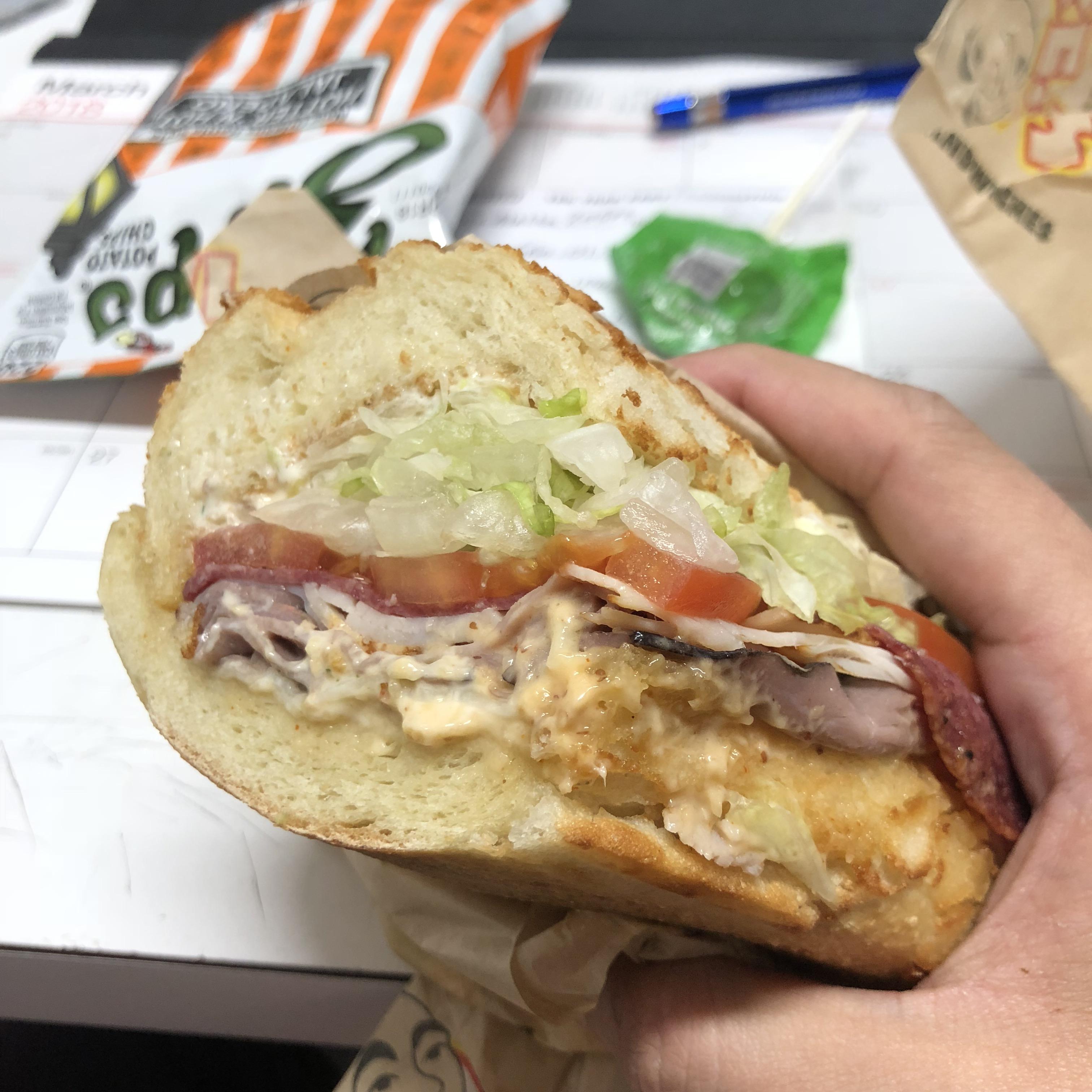 [I ate] a roast beef, turkey, and salami sandwich r/food