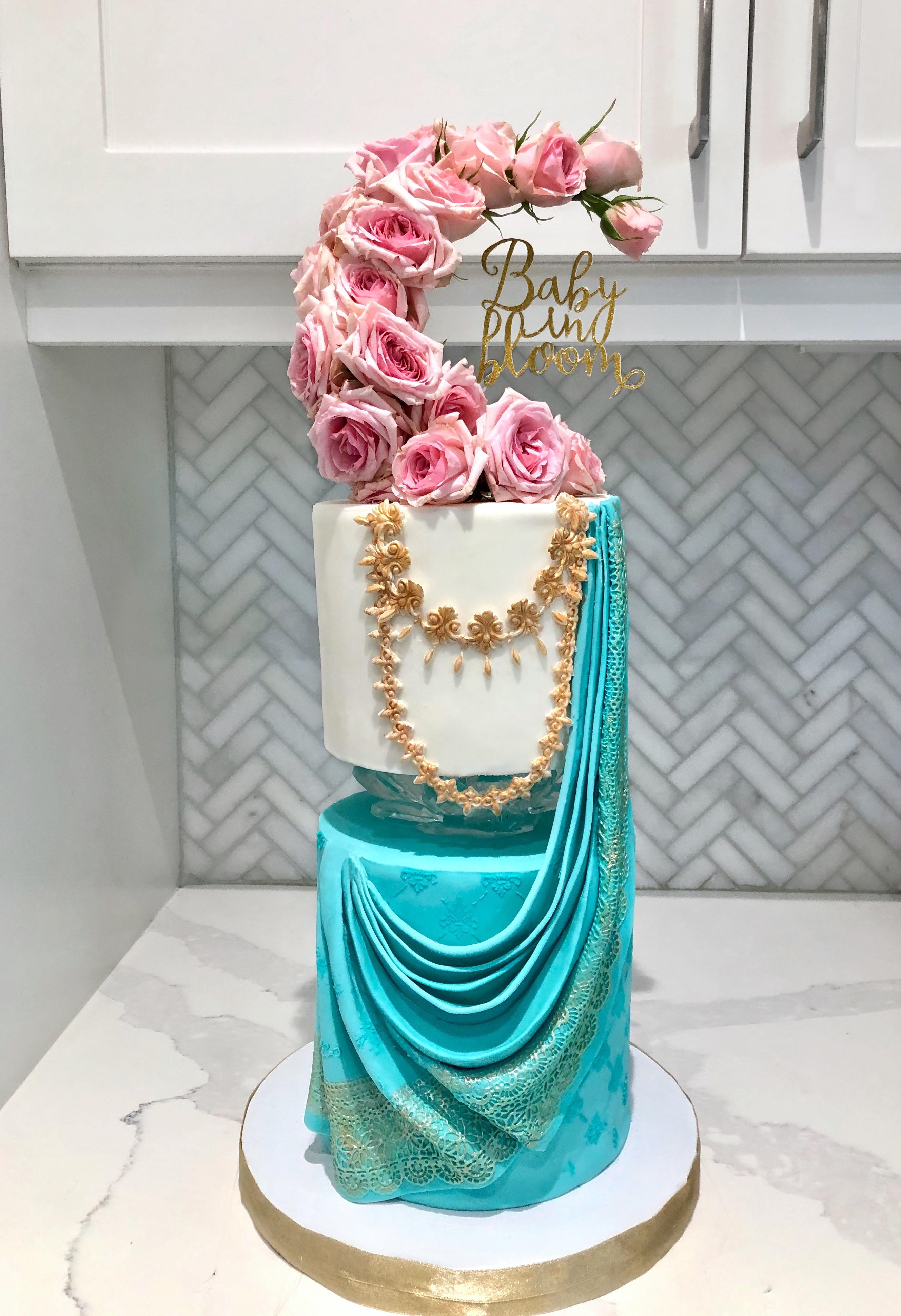 [homemade] Baby shower cake r/food