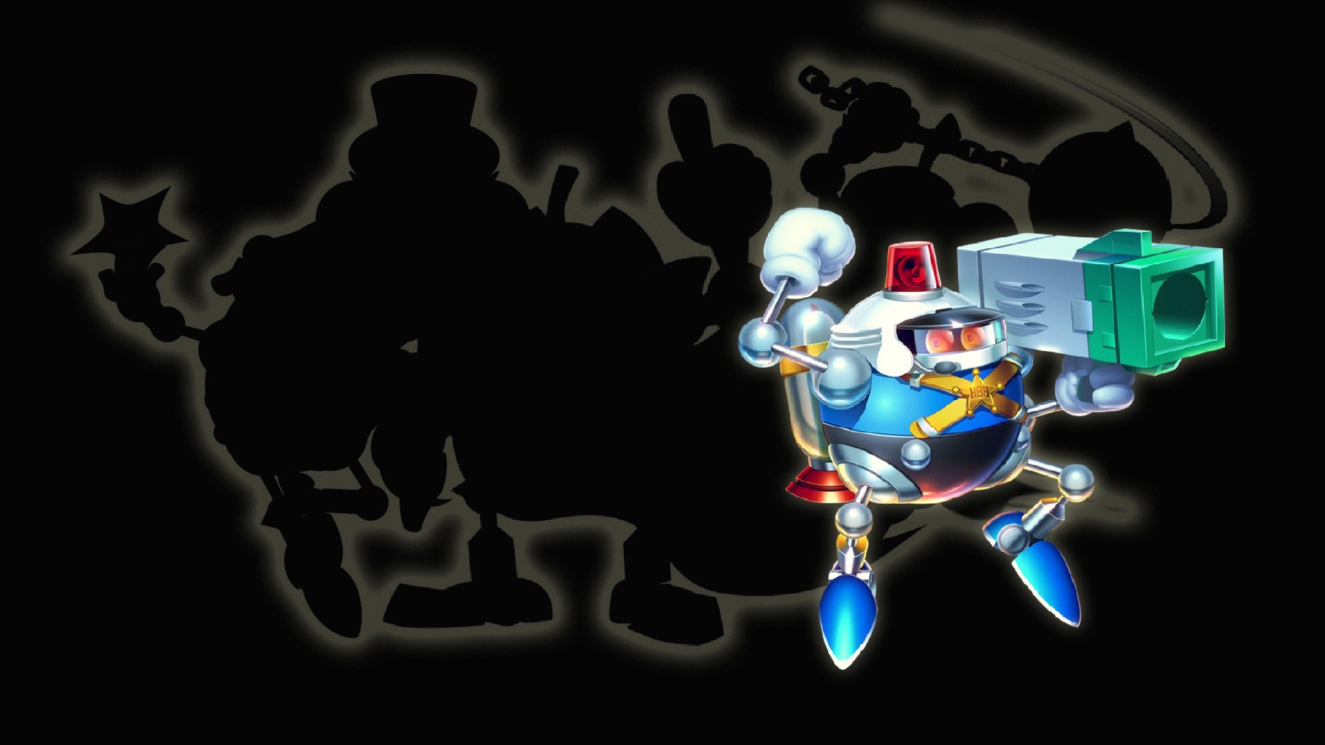 Sonic Mania HardBoiled Heavies Sihouette SonicTheHedgehog