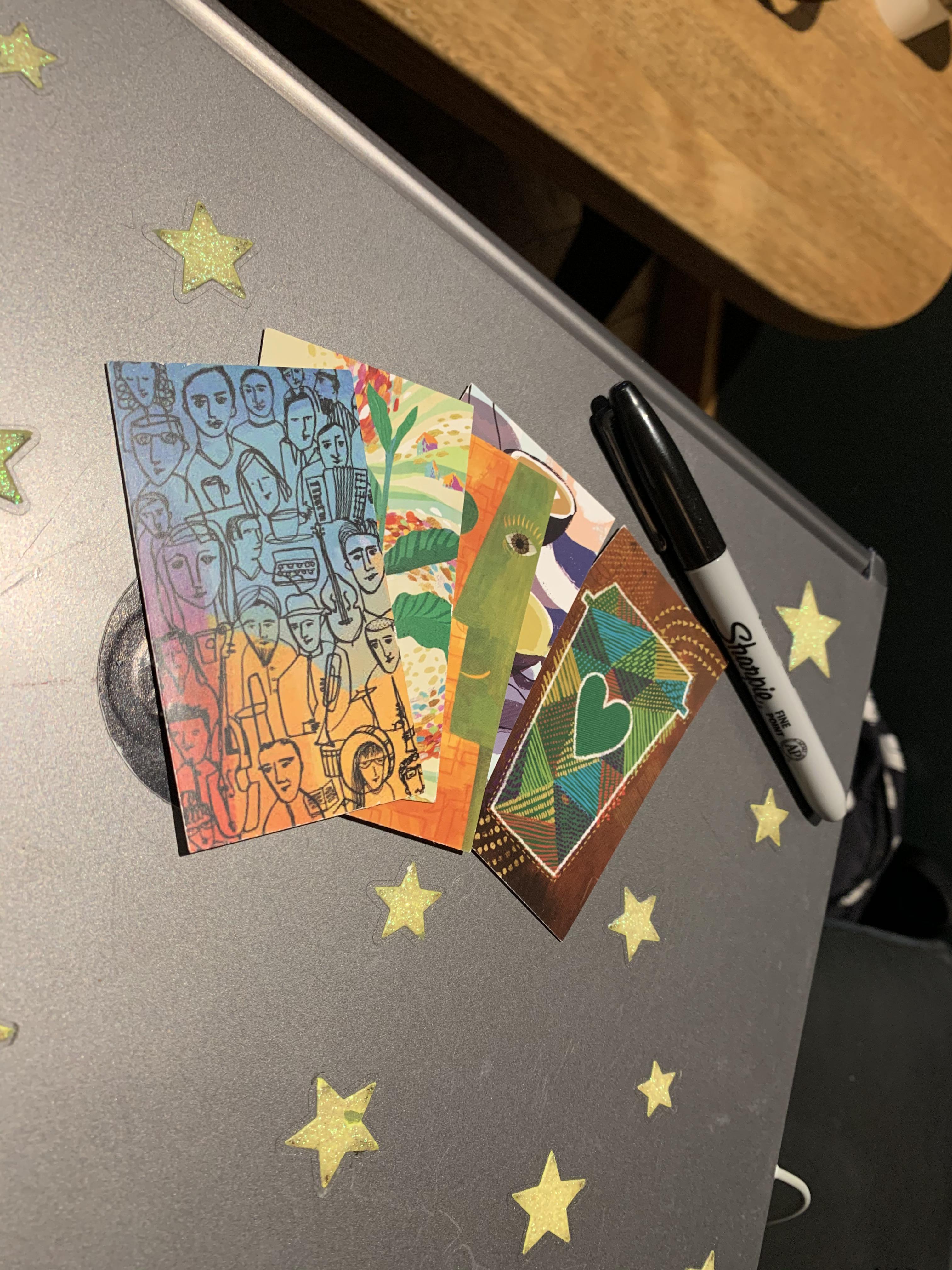 I love handing out Green apron cards, also to partners from different