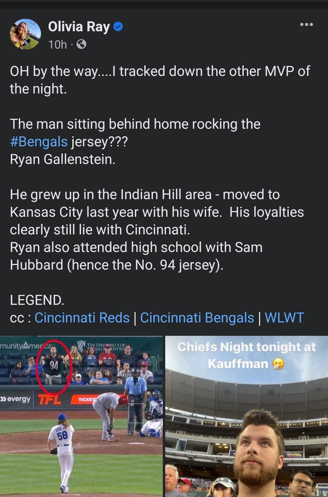 Reds, Give this man season home plate tickets! r/Reds