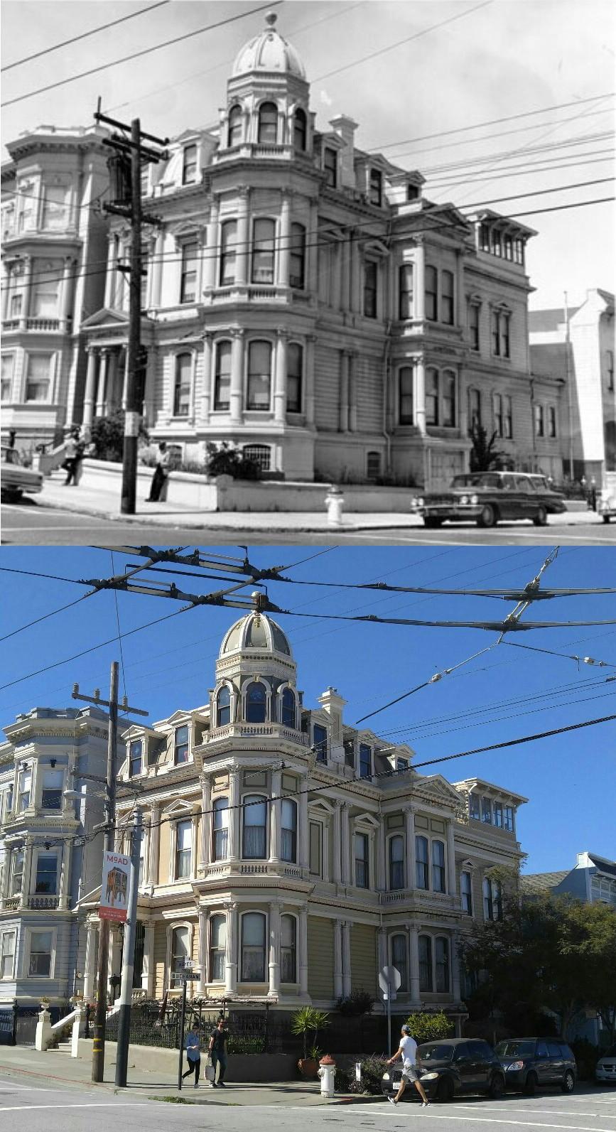 Residence in Hayes Valley San Francisco, 1964 and 2017. r