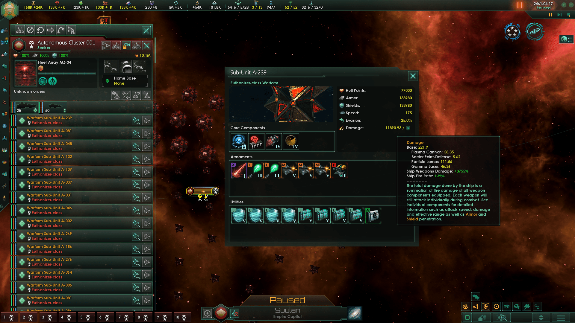 25x Contingency "defense" fleet r/Stellaris