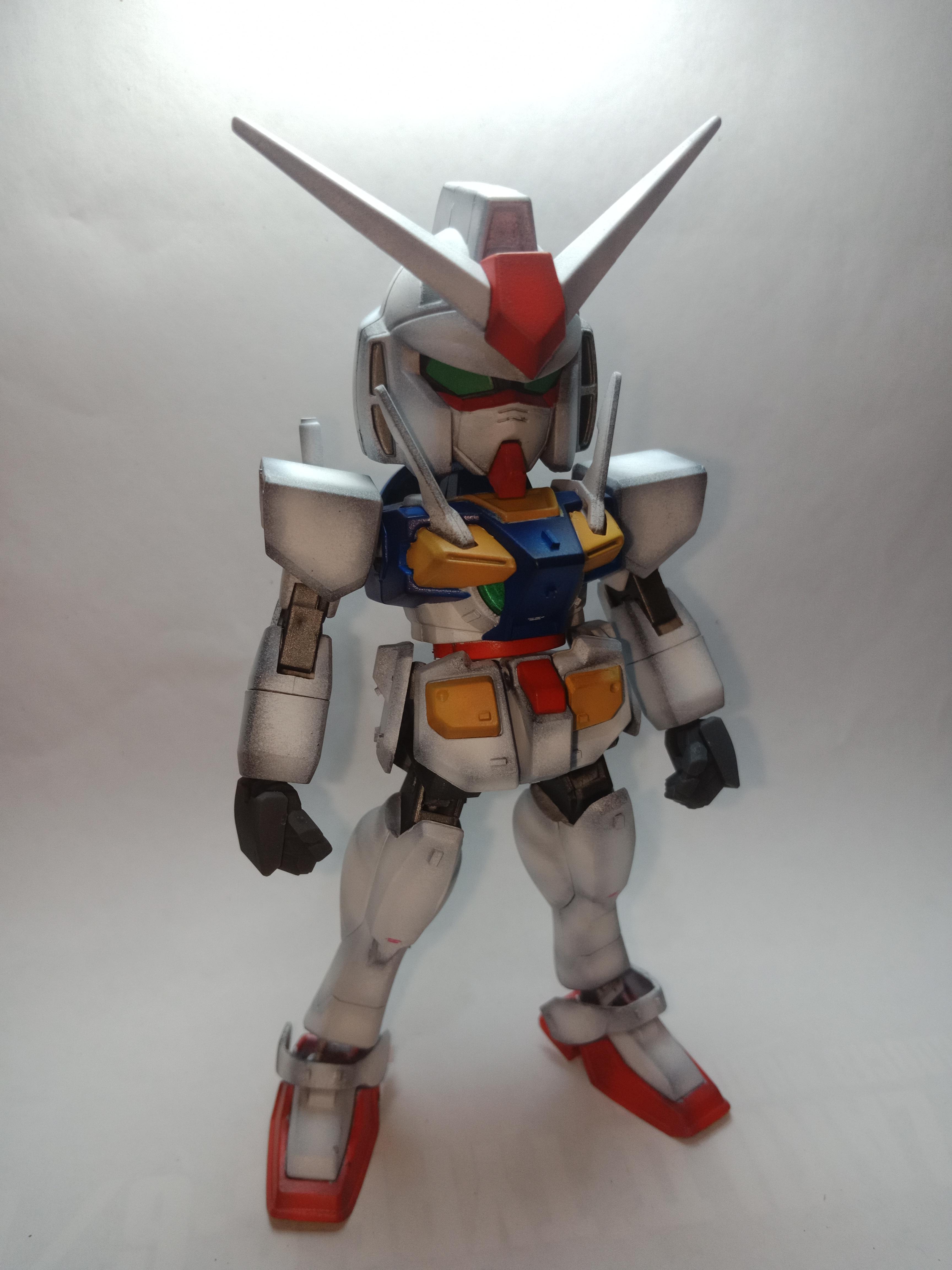 HG x SD O Gundam first time using an airbrush me) r/Gunpla