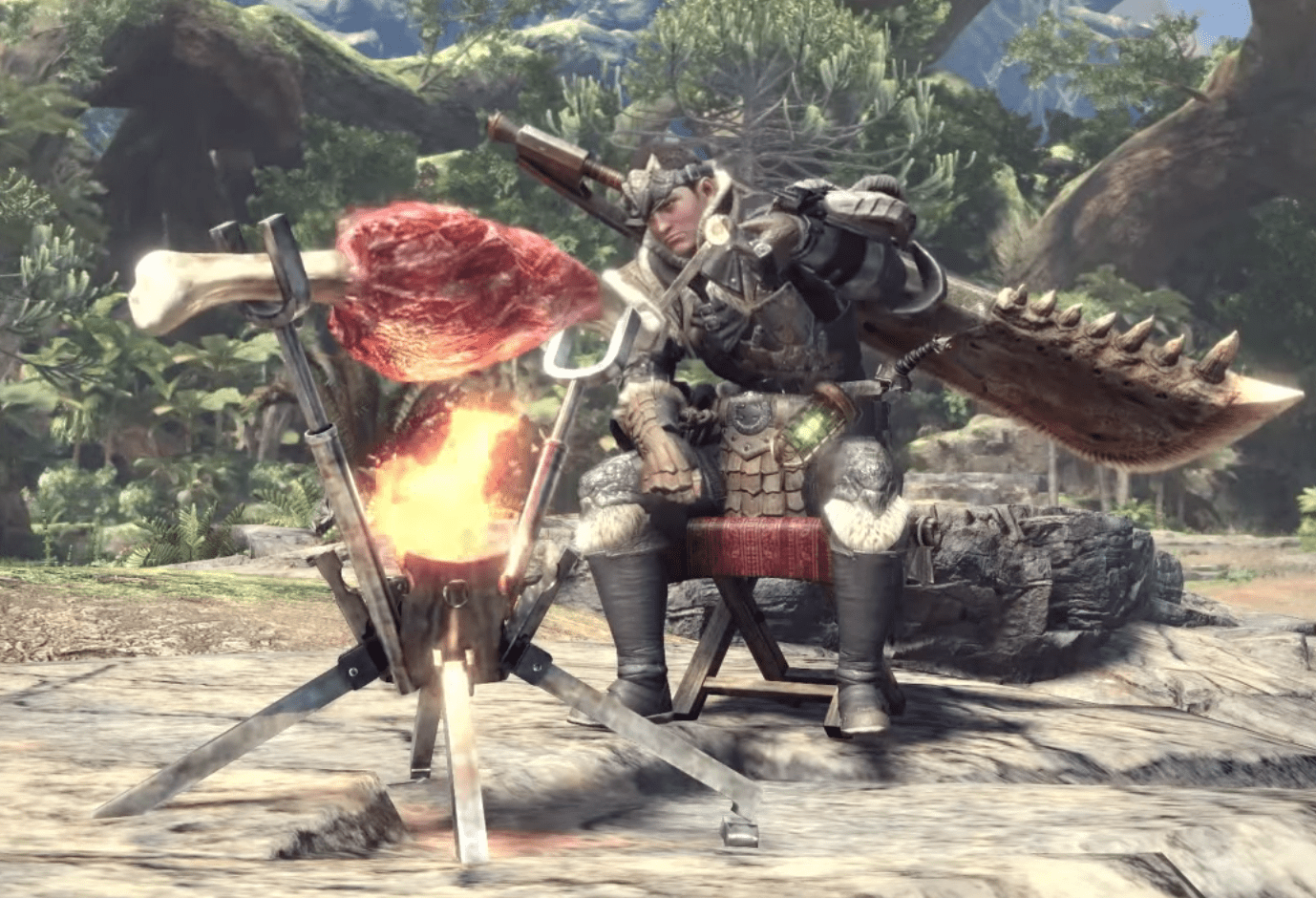 The most important change in MHW is... the steak cooking tool now runs