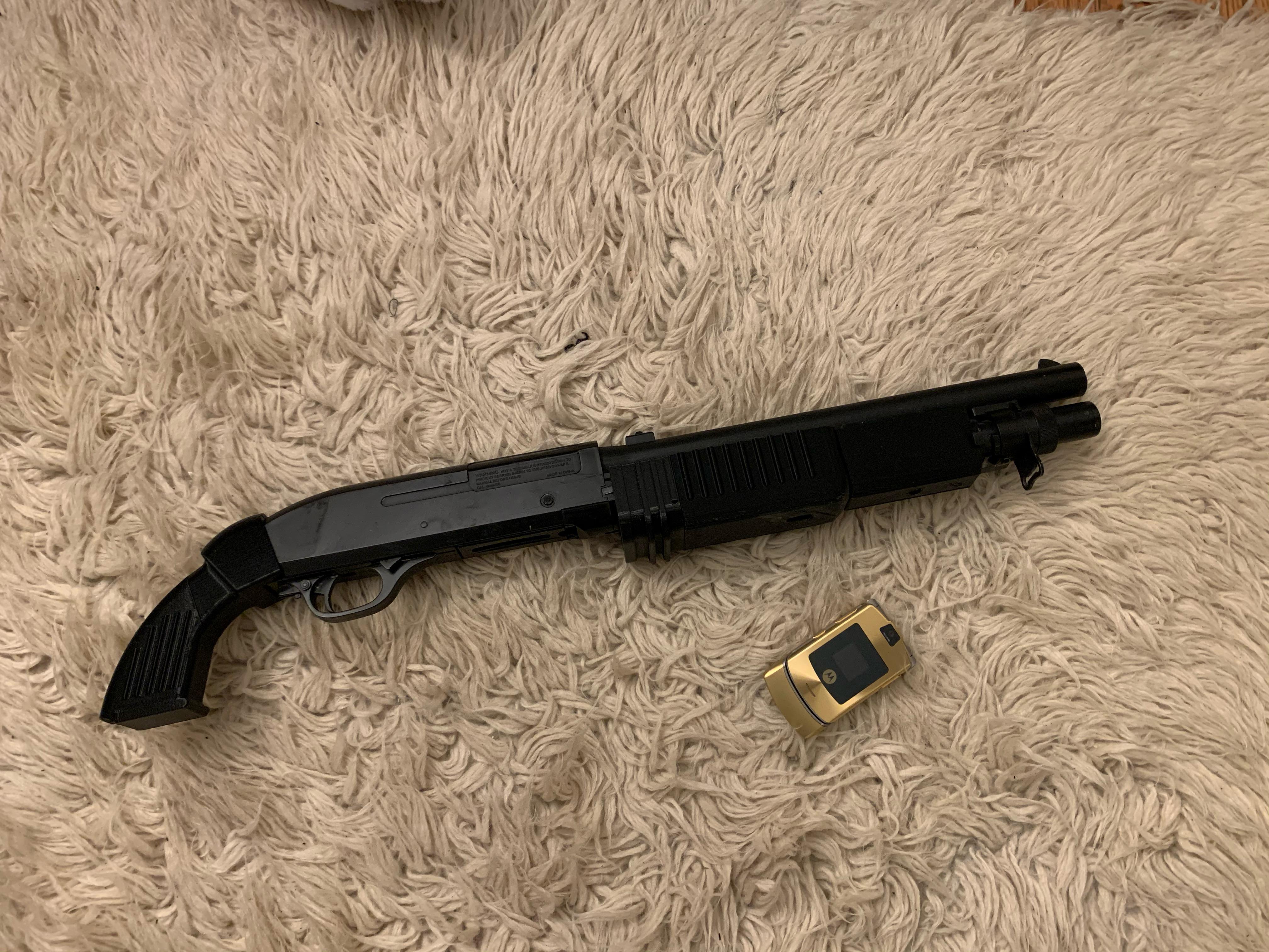 My KS23 kit came in today for my DE tri shot! r/airsoft