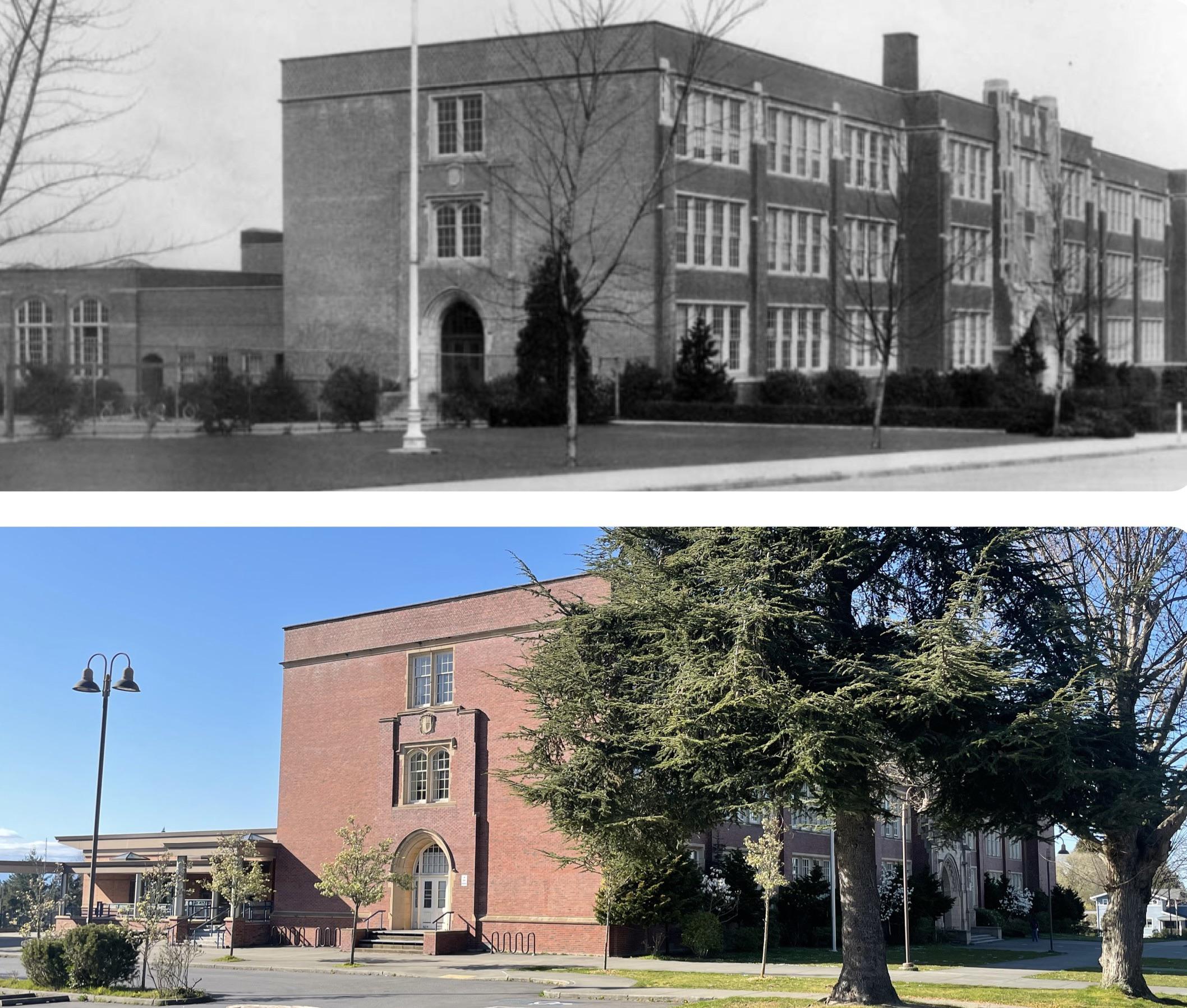 James Madison Junior High School, Seattle, Washington. (1940/April 2021