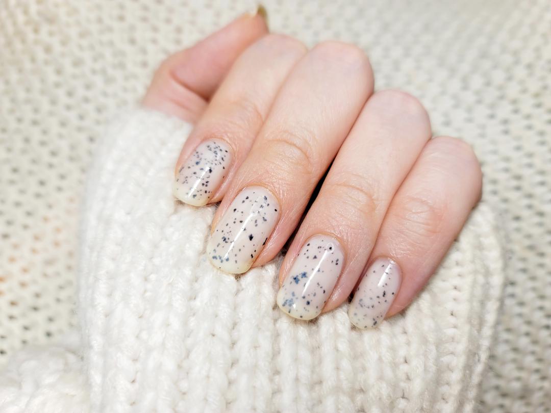 Cookies and Cream Jelly Sandwich Manicure r/Nails