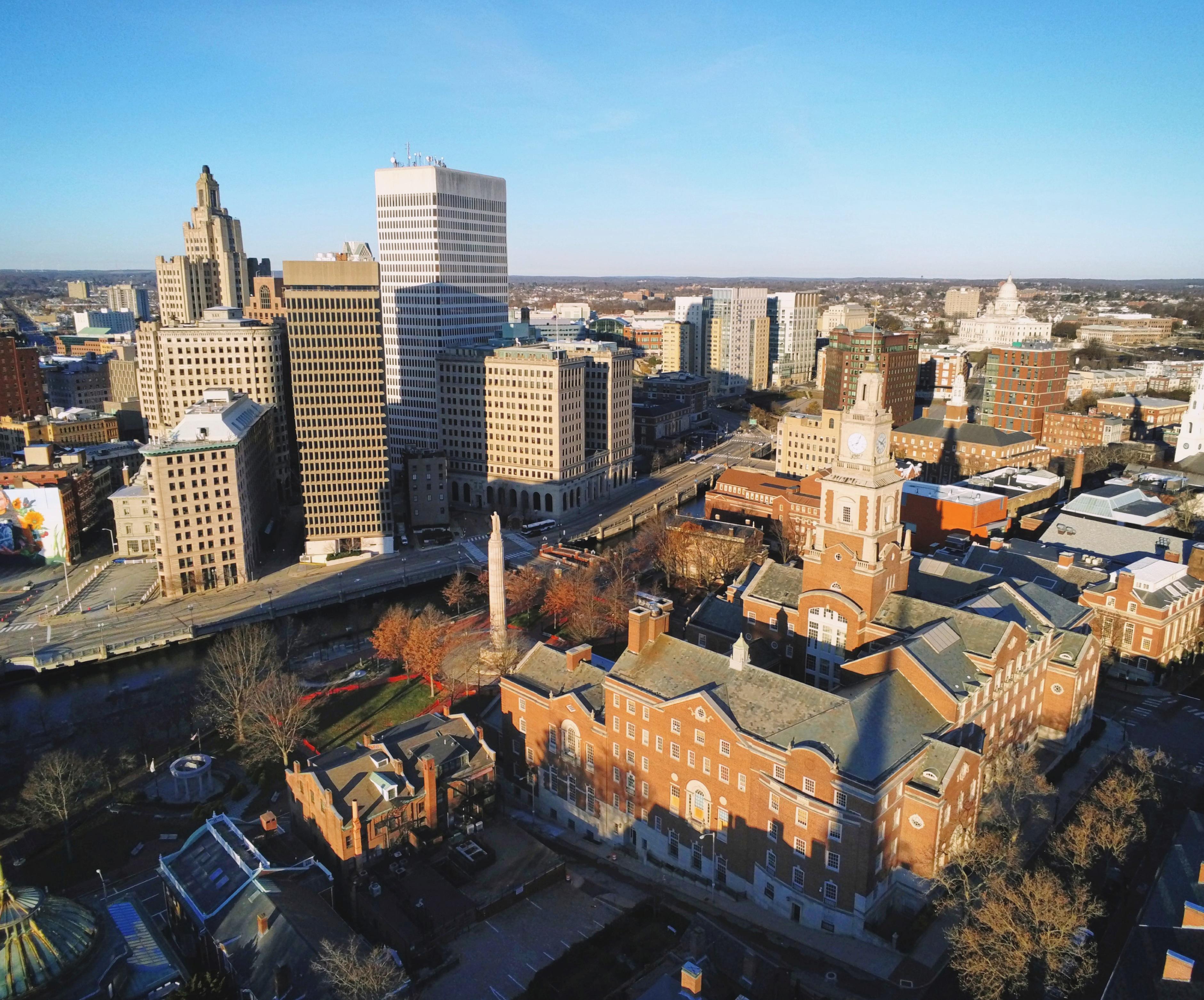 Downtown Providence, Rhode Island r/drone_photography