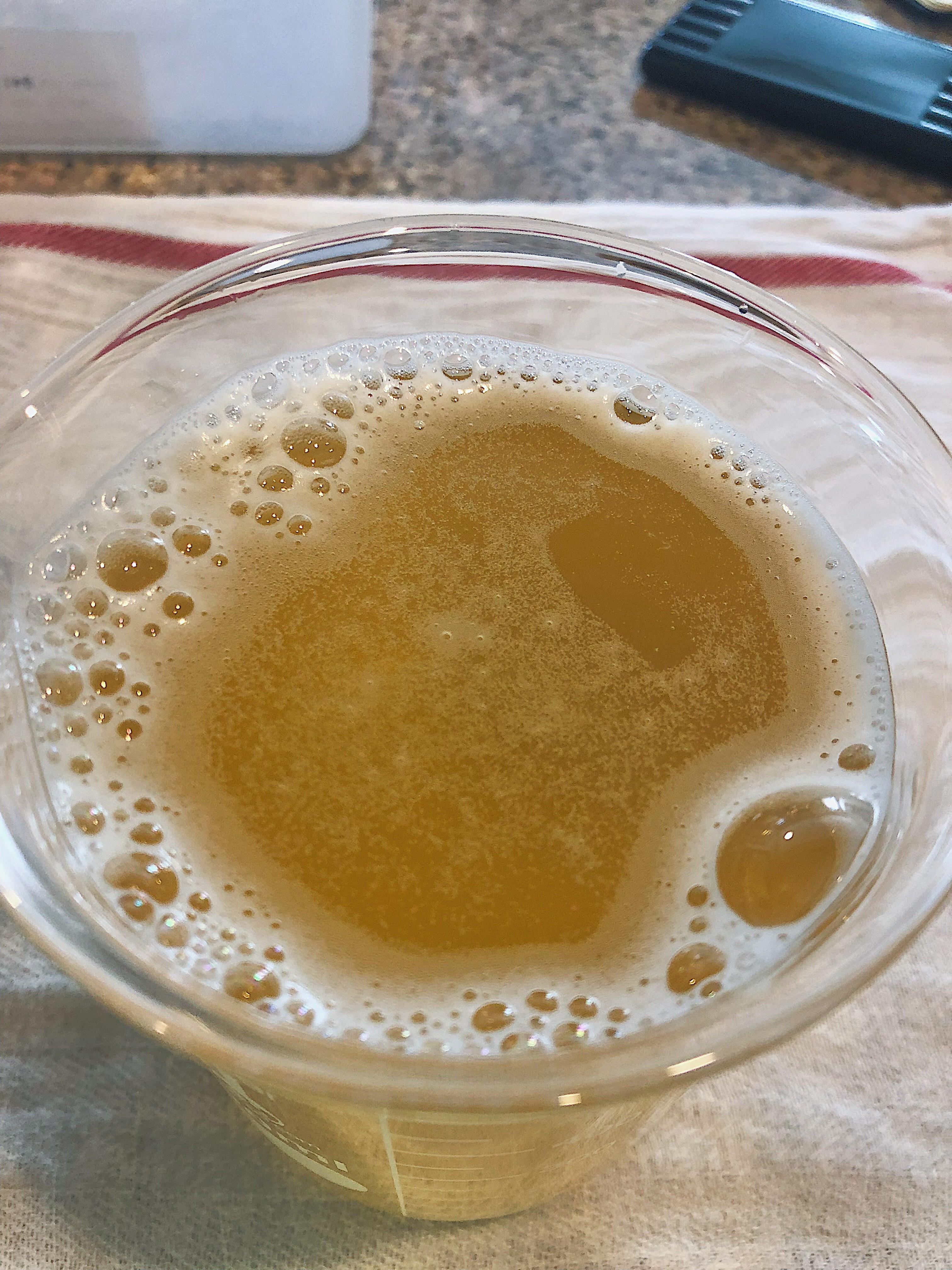 Jasmine Pearl Green Tea Kombucha just before bottling. (19dF1