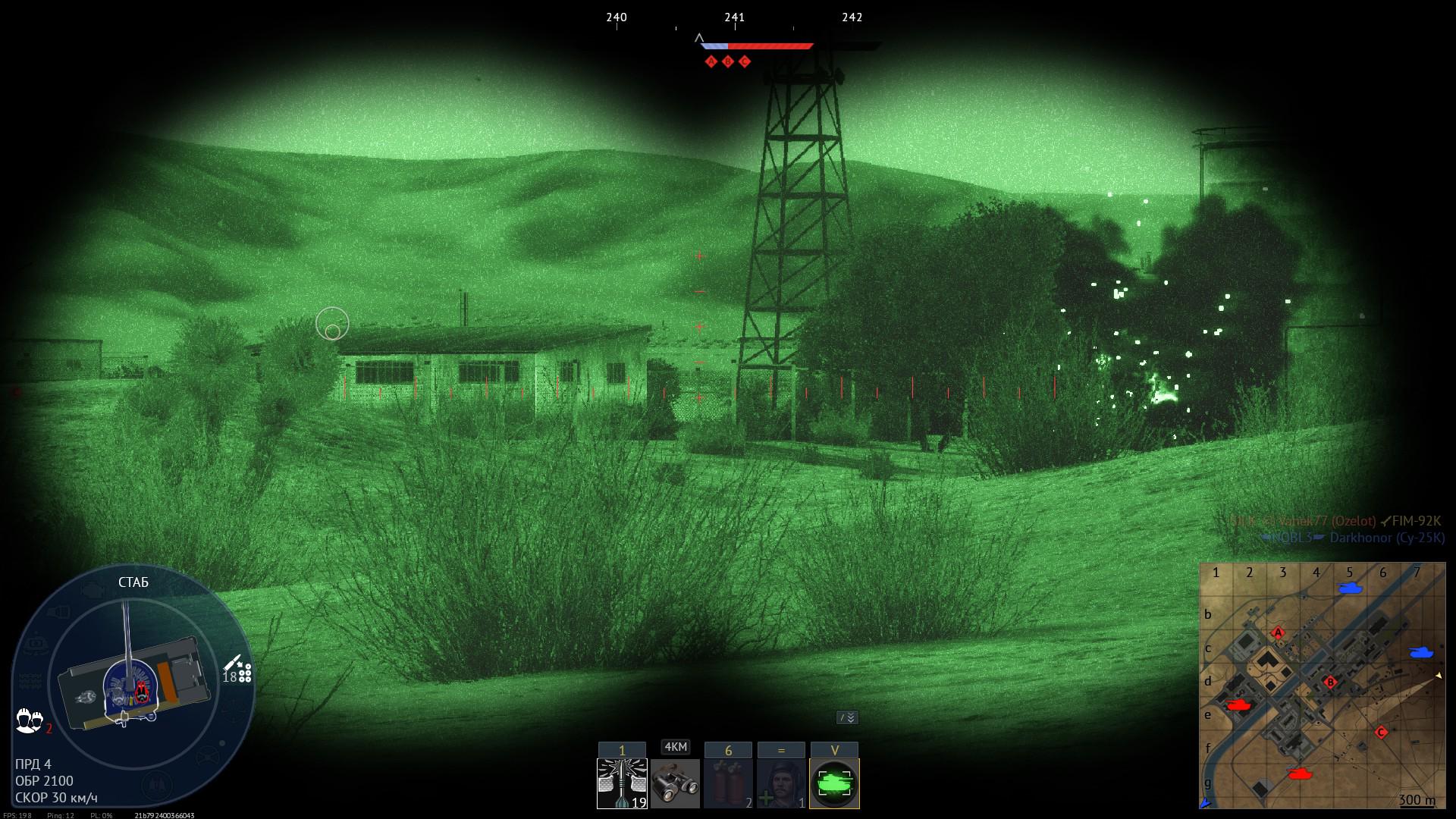 why does every tank with night vision also have night vision in the