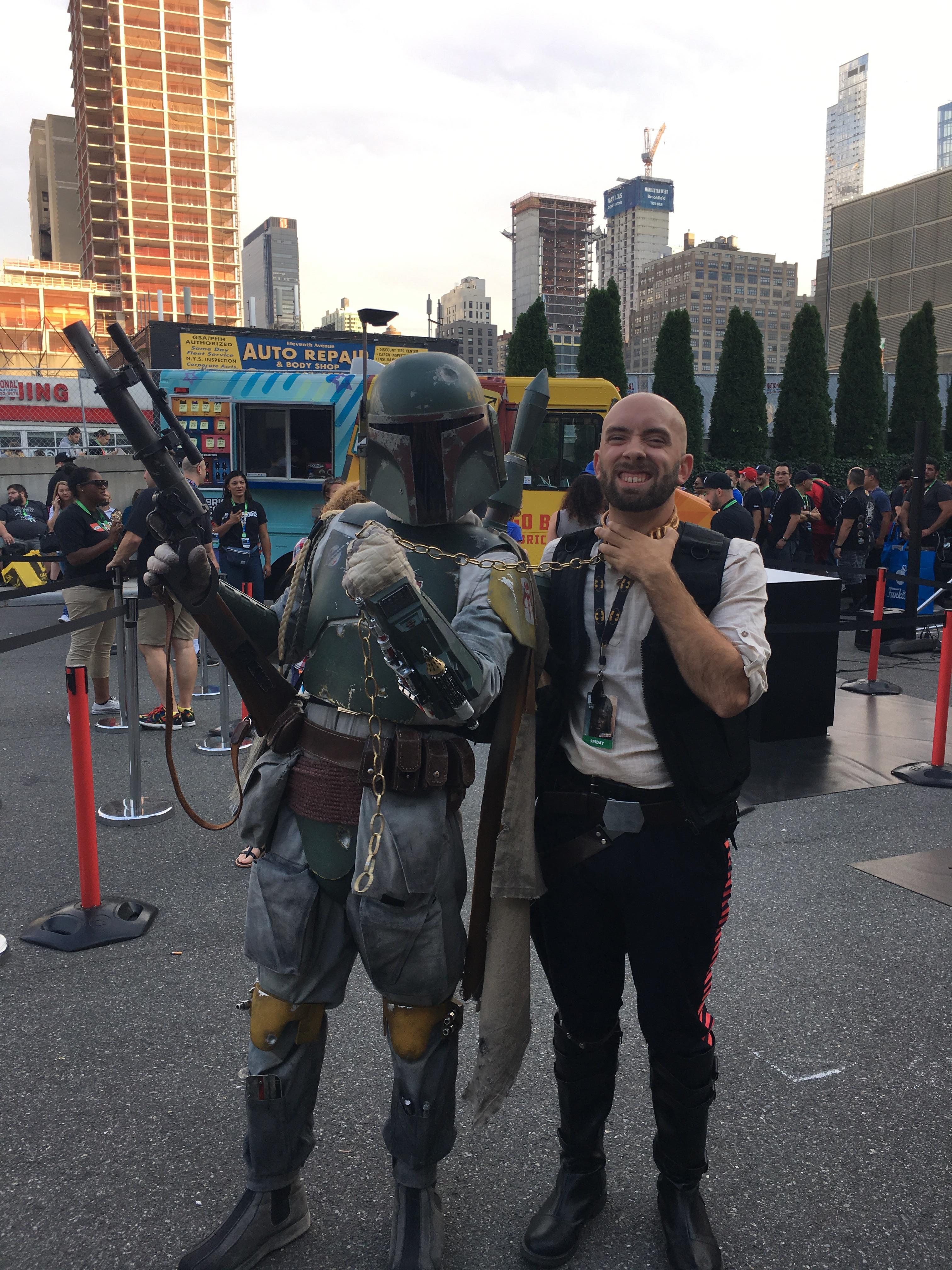 I guess I was no good to him dead! Thank you to this boba fett at nycc