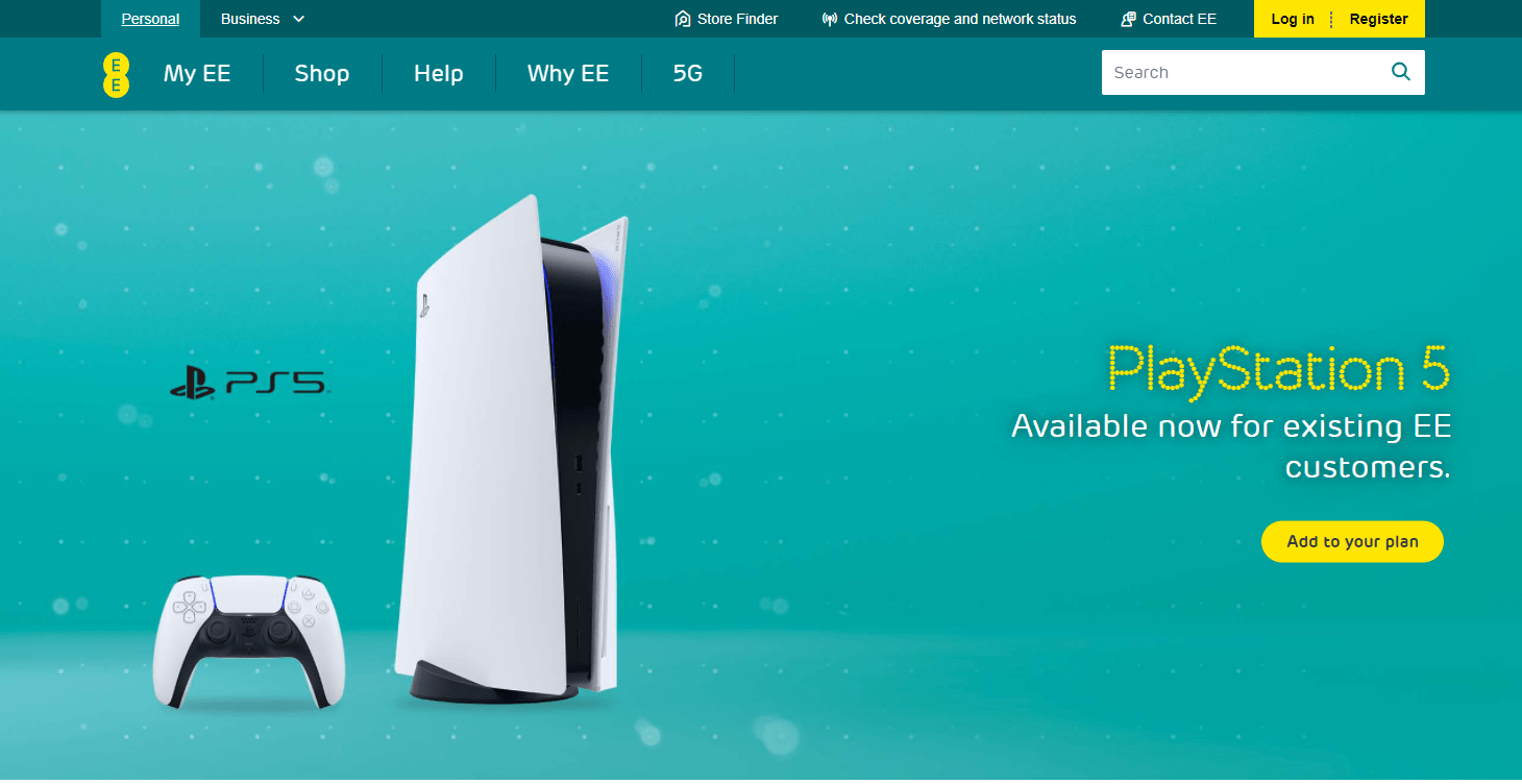 Still need a PS5? EE UK now have PS5 disc version in stock to add to your account. Go go go! r