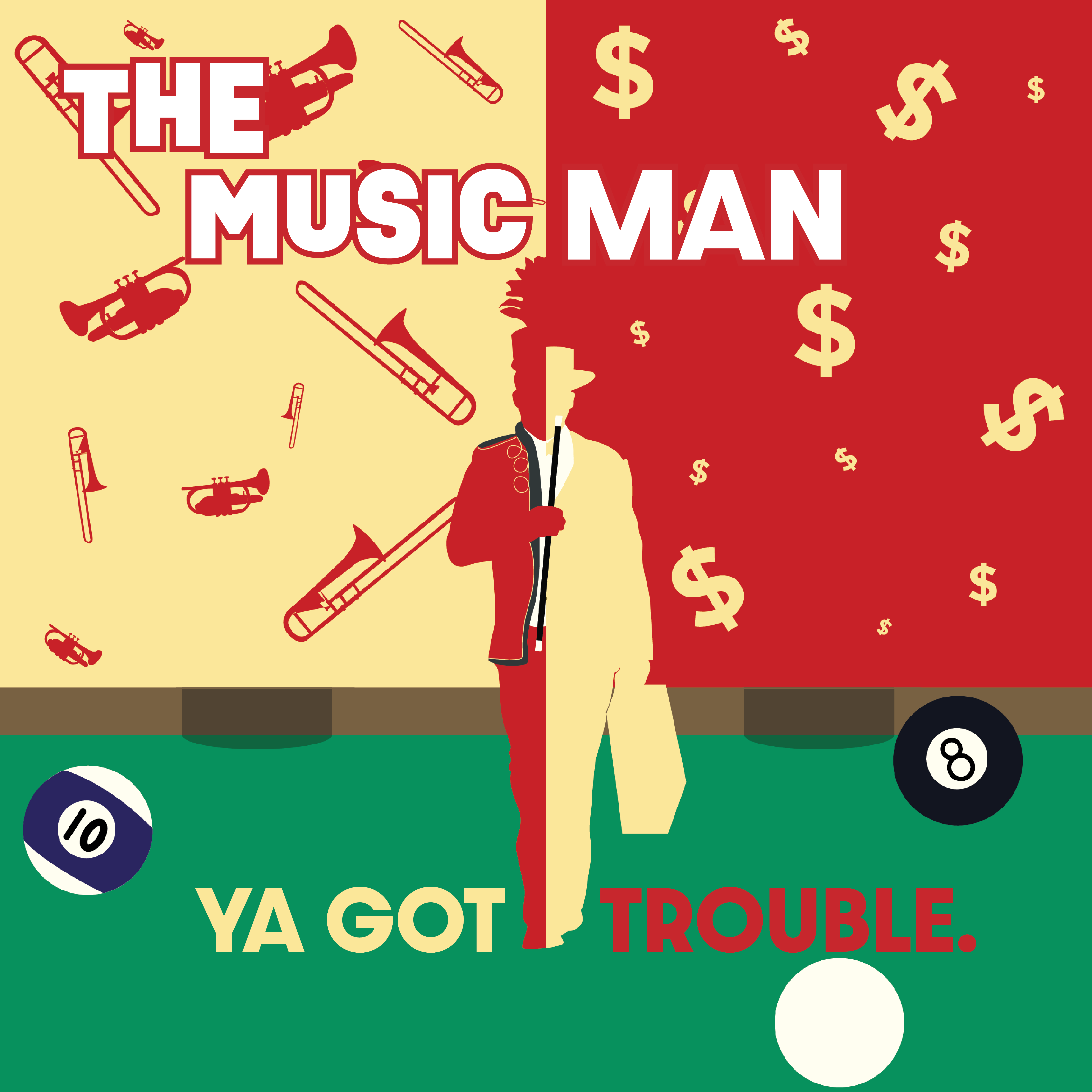 Ya Got Trouble! The Music Man Poster [OC] r/musicals
