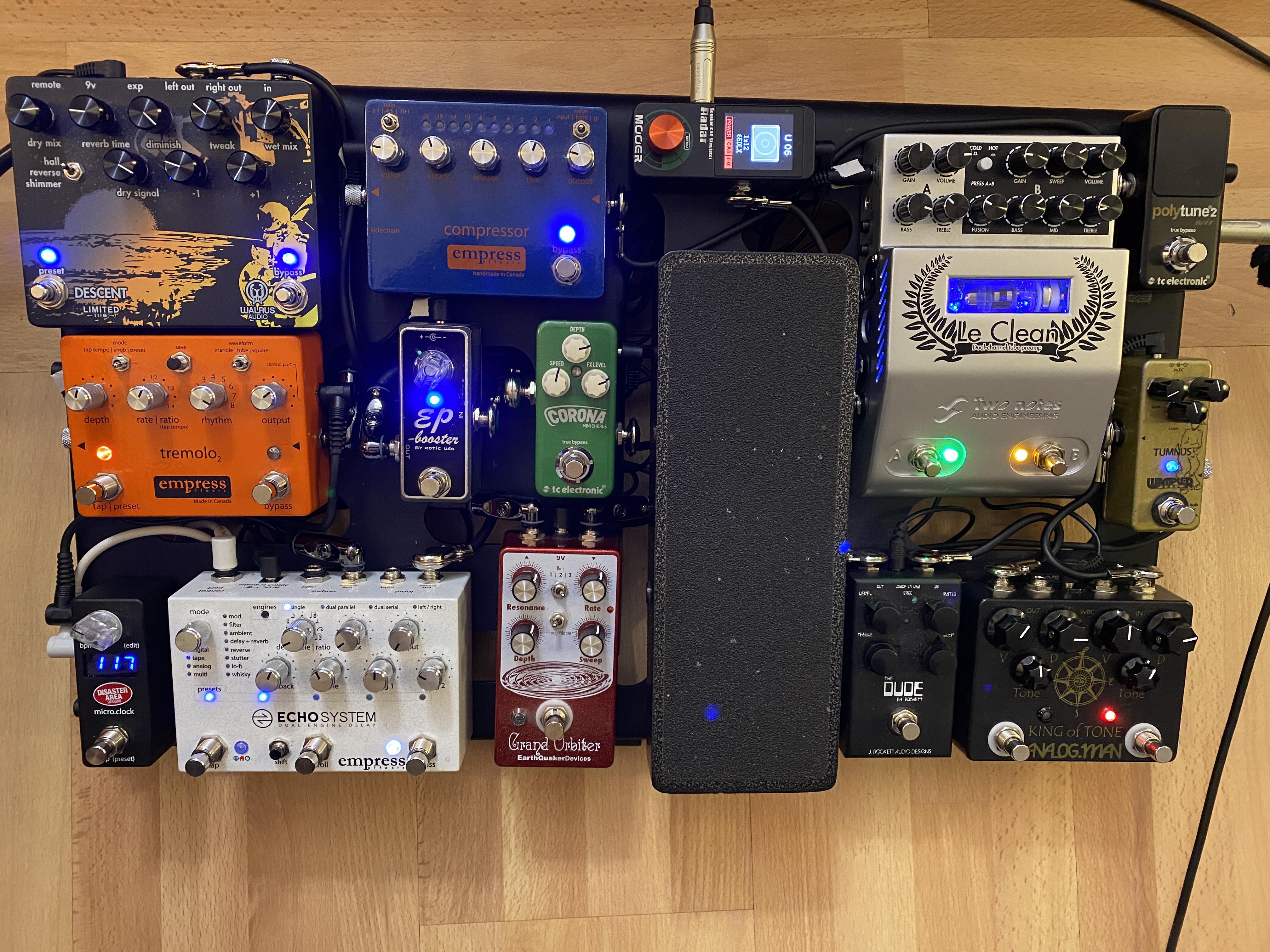 Main Pedalboard for Direct or Amp r/guitarpedals
