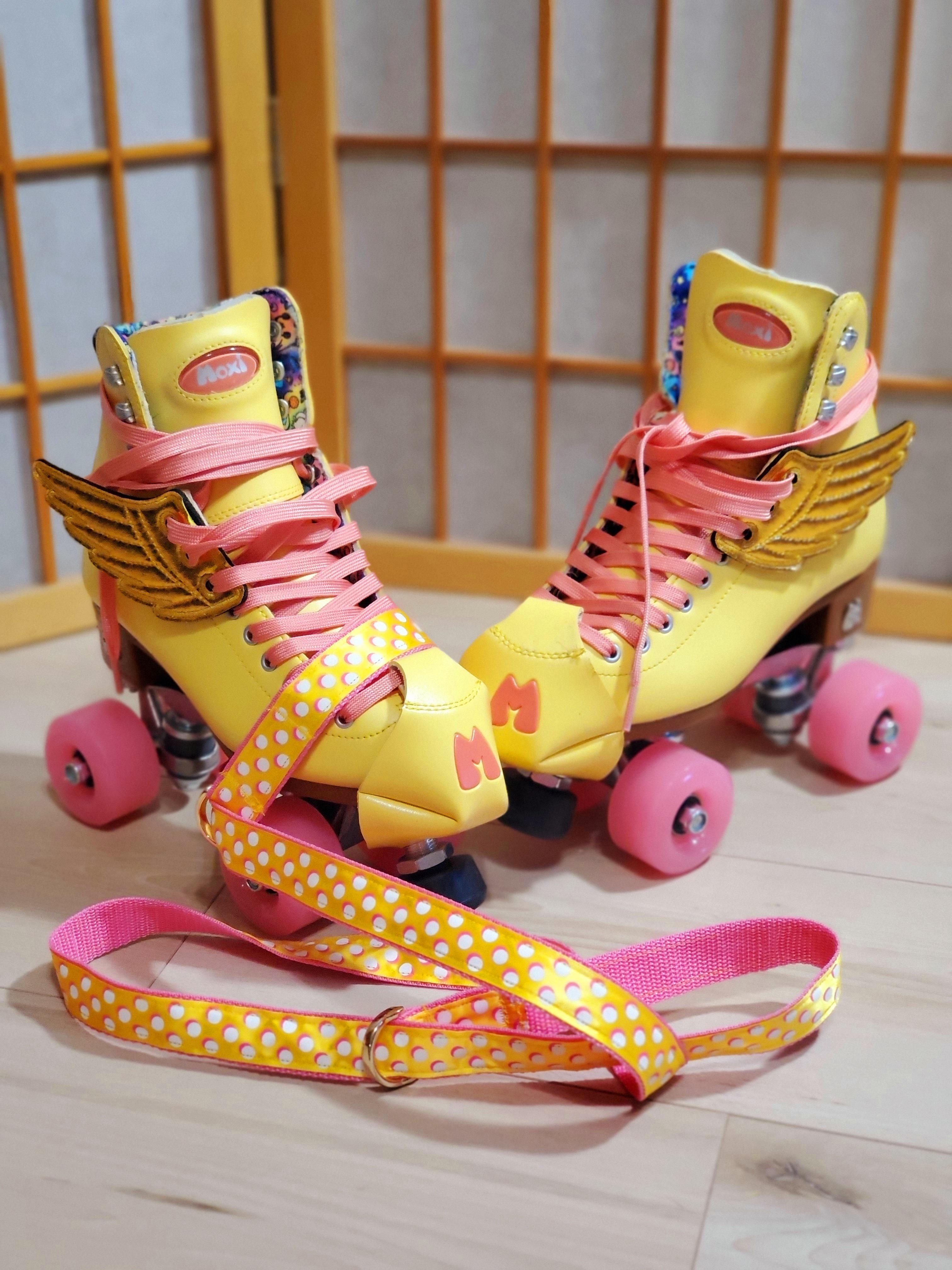 My first roller skate set up complete with a handmade matching skate