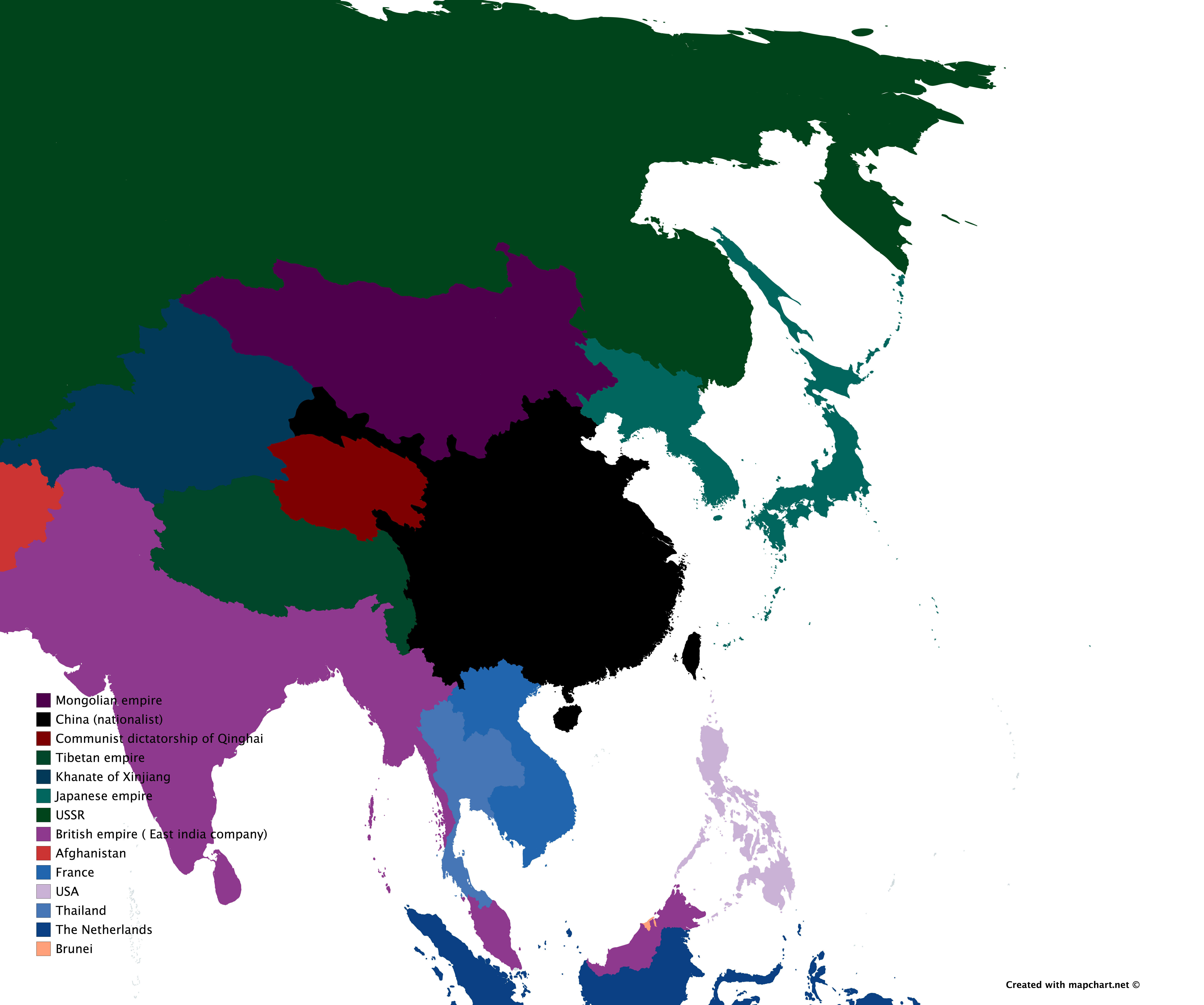 Asia Map In 1930 Map Of Asia 1930 Map of Spain Andalucia