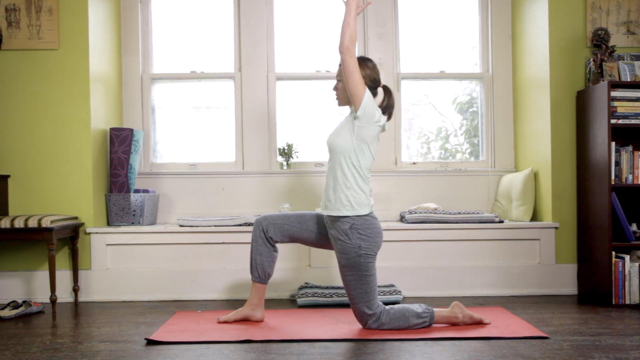 This pose gives my knee hell! (The right knee that is on the mat.) Will