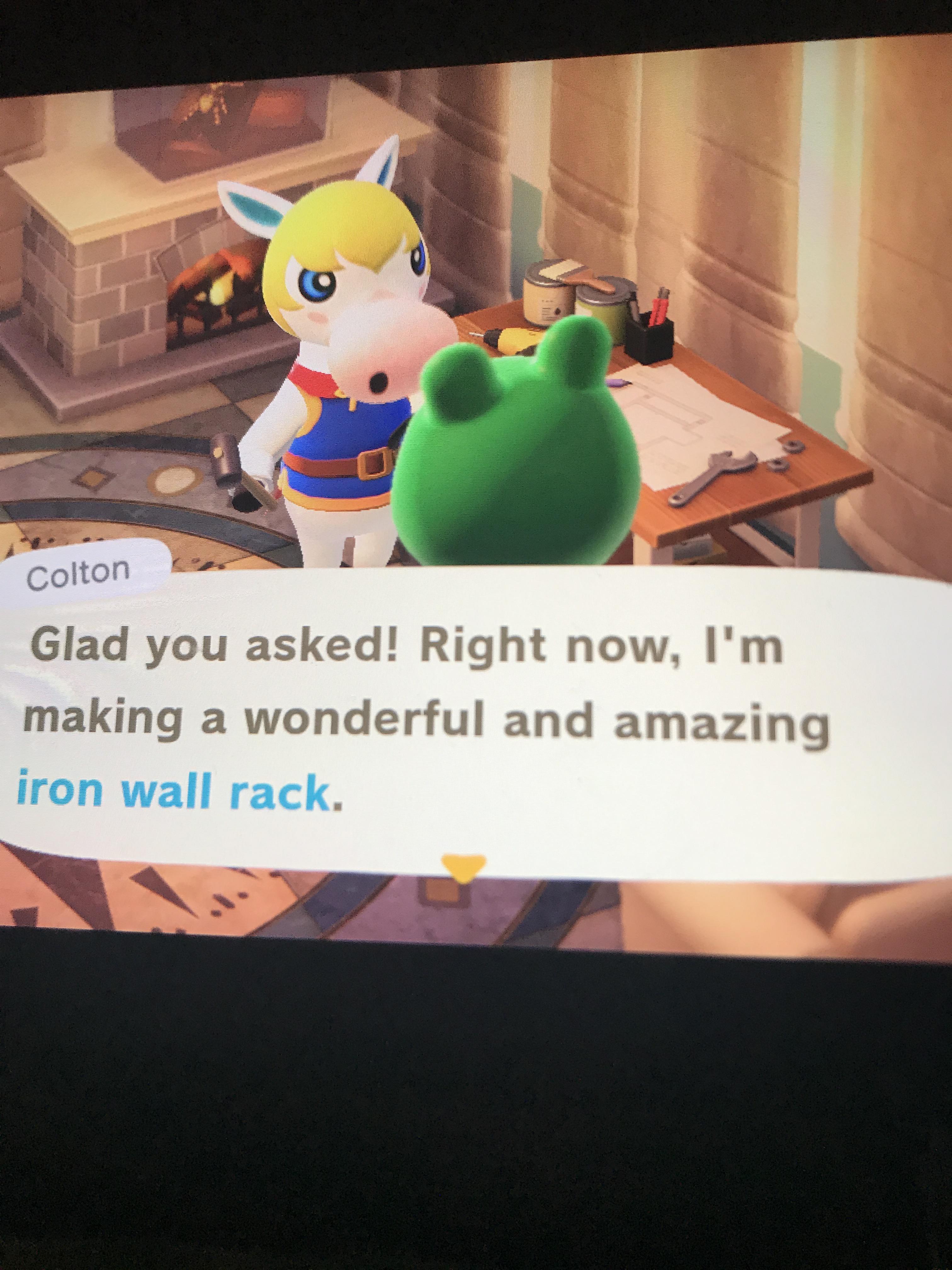 Iron wall rack diy offered (tips appreciated greatly r