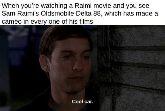 When someone says "Tobey Maguire is a douche in real life" but you know