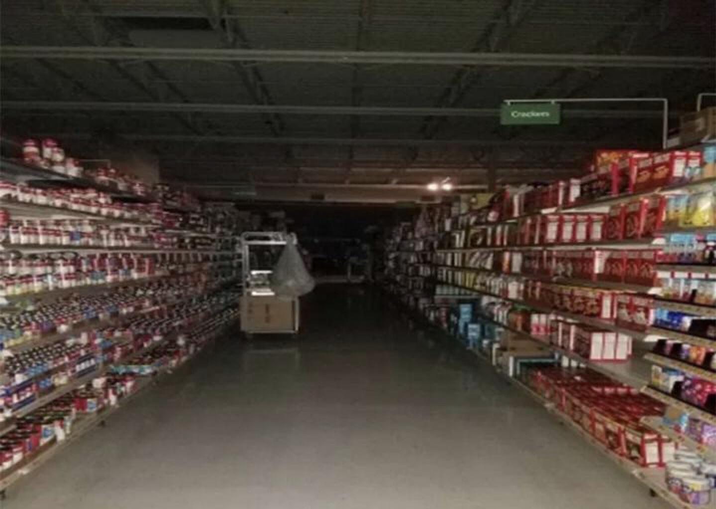 I thought I found my way back to the grocery store level but ended up