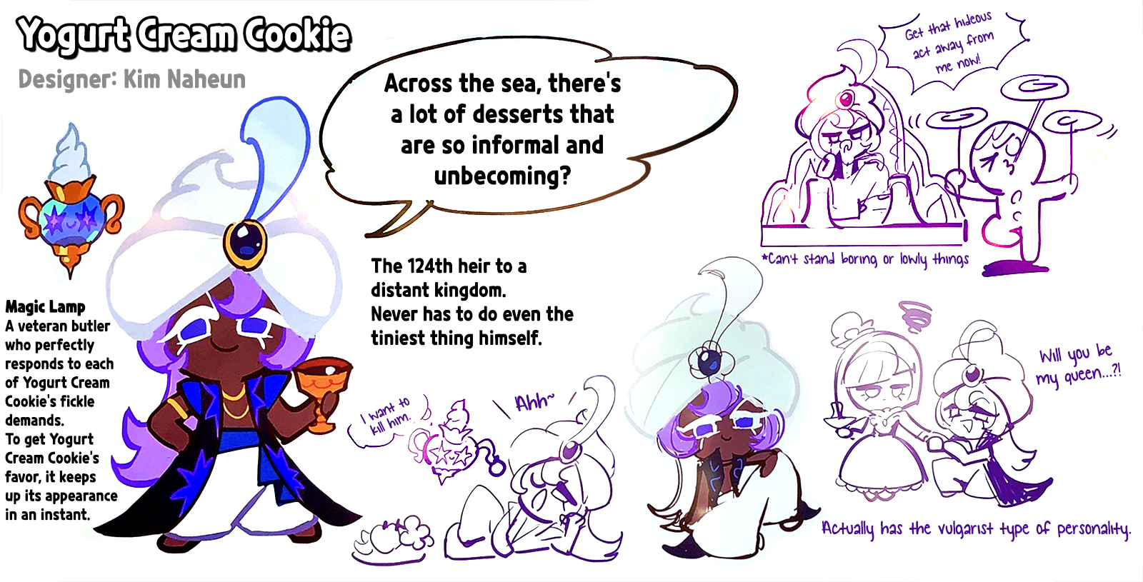 Yogurt Cream Cookie concept art translation r/Cookierun