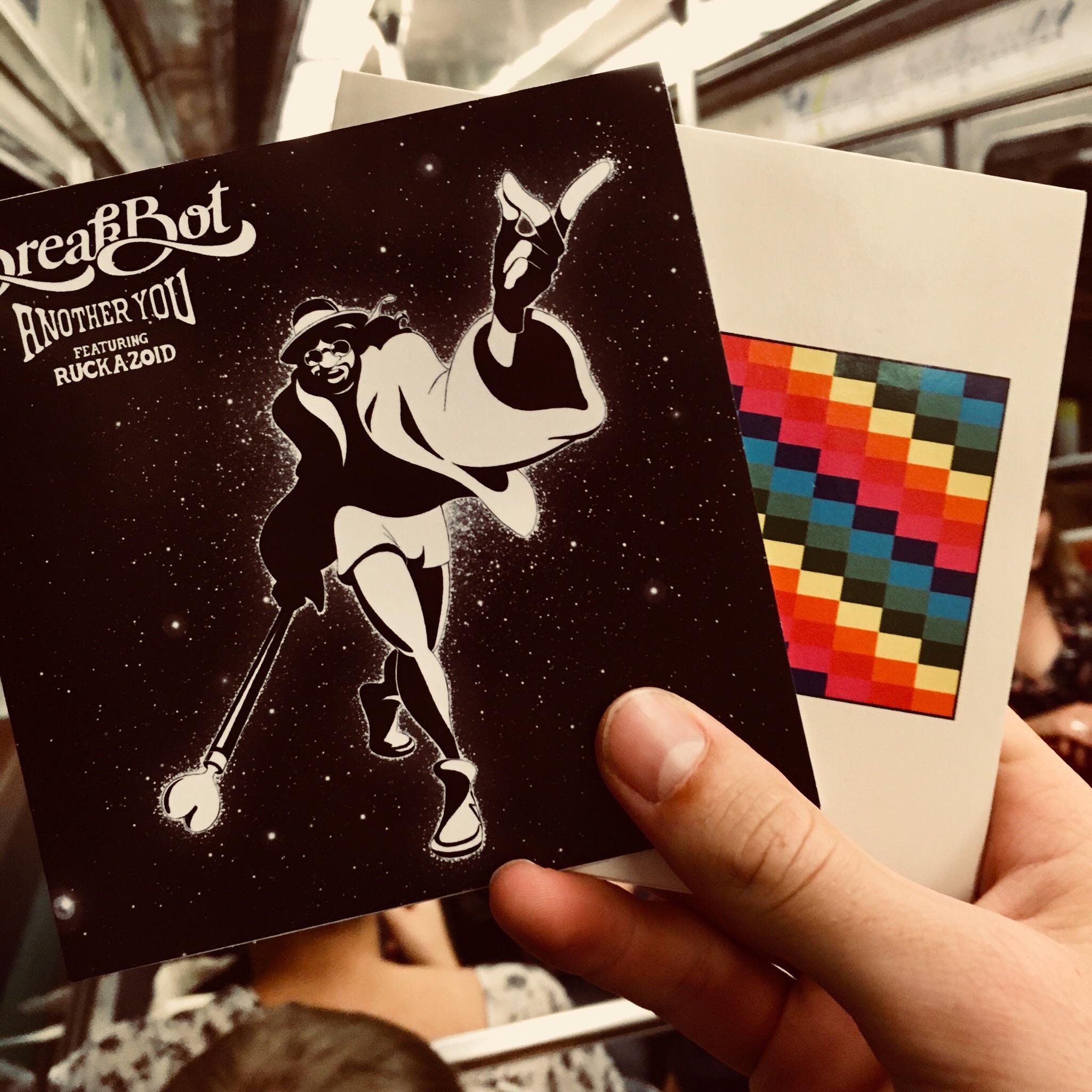 So I was at this party on a boat with Busy P and Breakbot. Just got