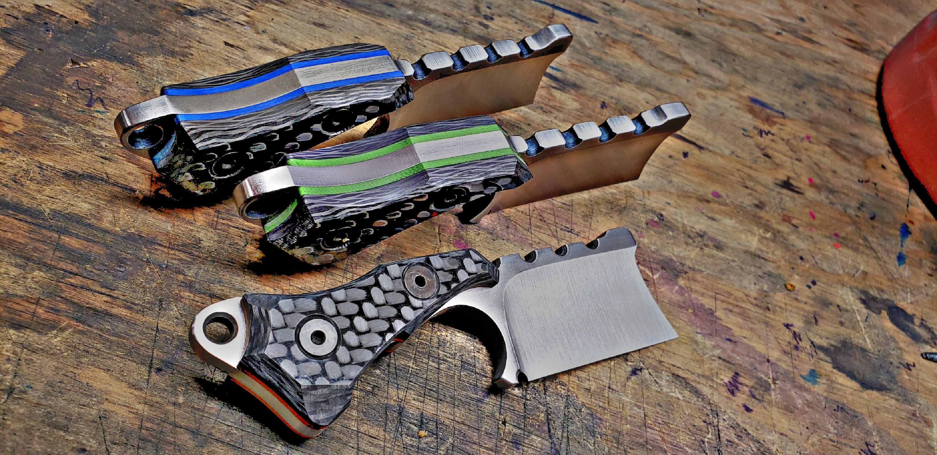 A couple of custom neck knives I finished up this weekend. r/knives