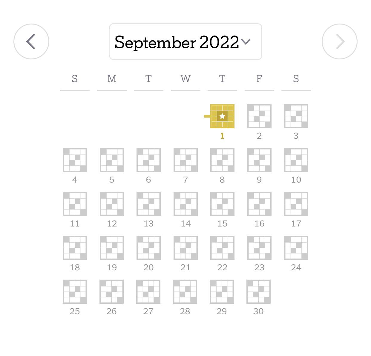 My month is looking good so far r/crossword