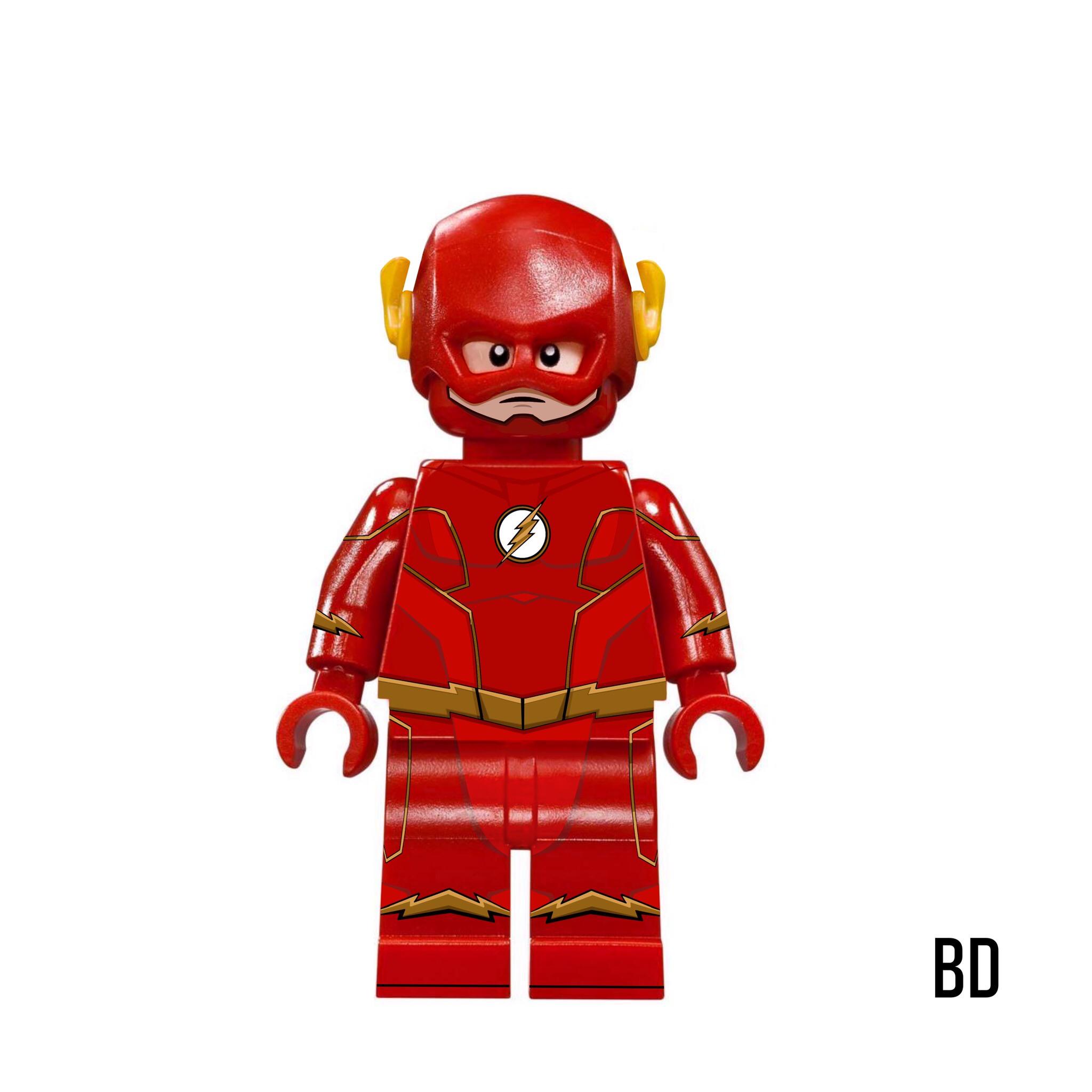 Custom Lego CW Flash Minifigure Concept (Insta bd.lego.customs) r