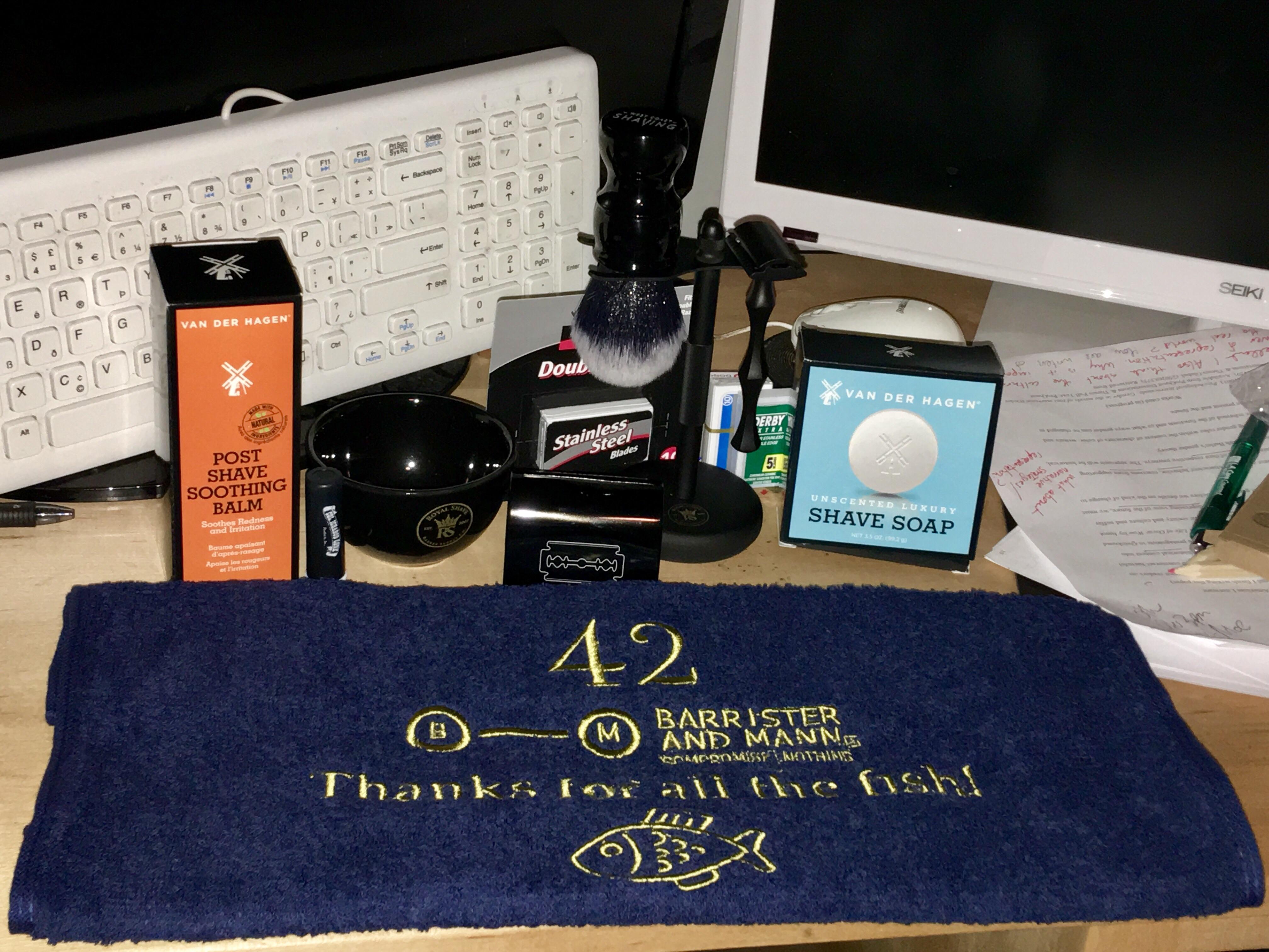 MAIL CALL BarristerMann, West Coast shaving, Target, and Amazon. r