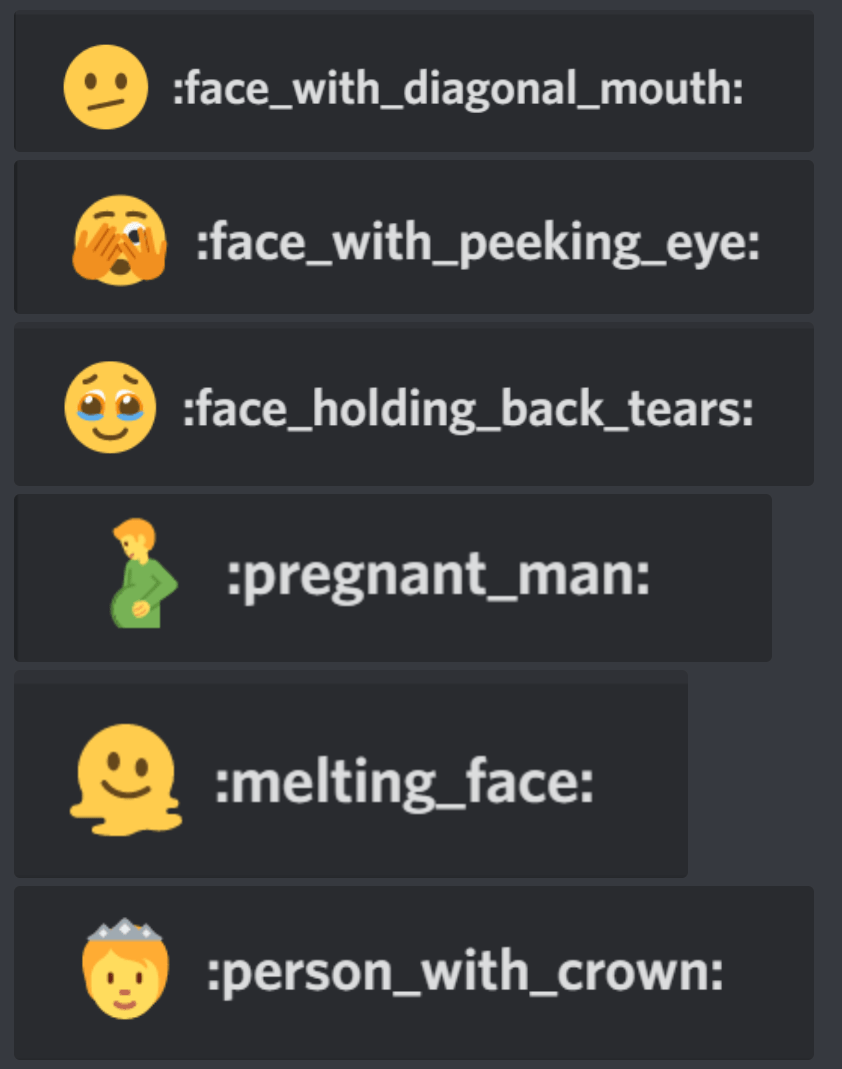 Discord has finally added the newer Twemoji emojis as default emojis