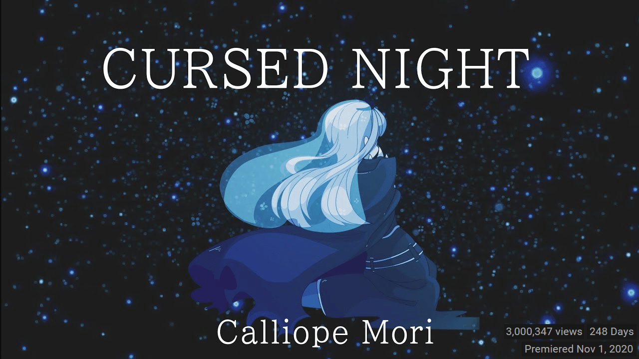 Cursed Night Mori Calliope has reached 3 Million Views r/Hololive