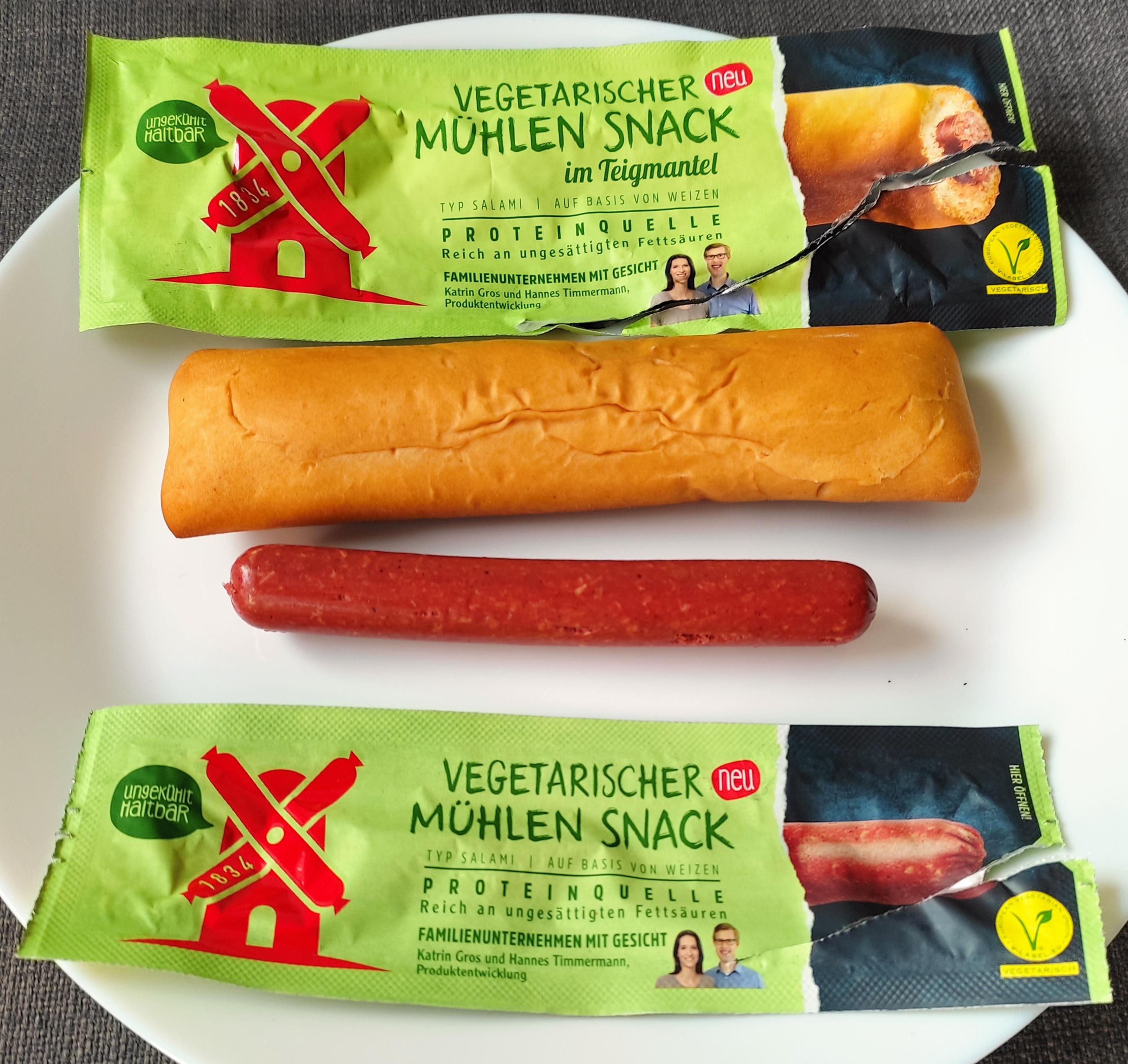 Review Vegetarischer Mühlen Snack Typ Salami r/vegetarischDE