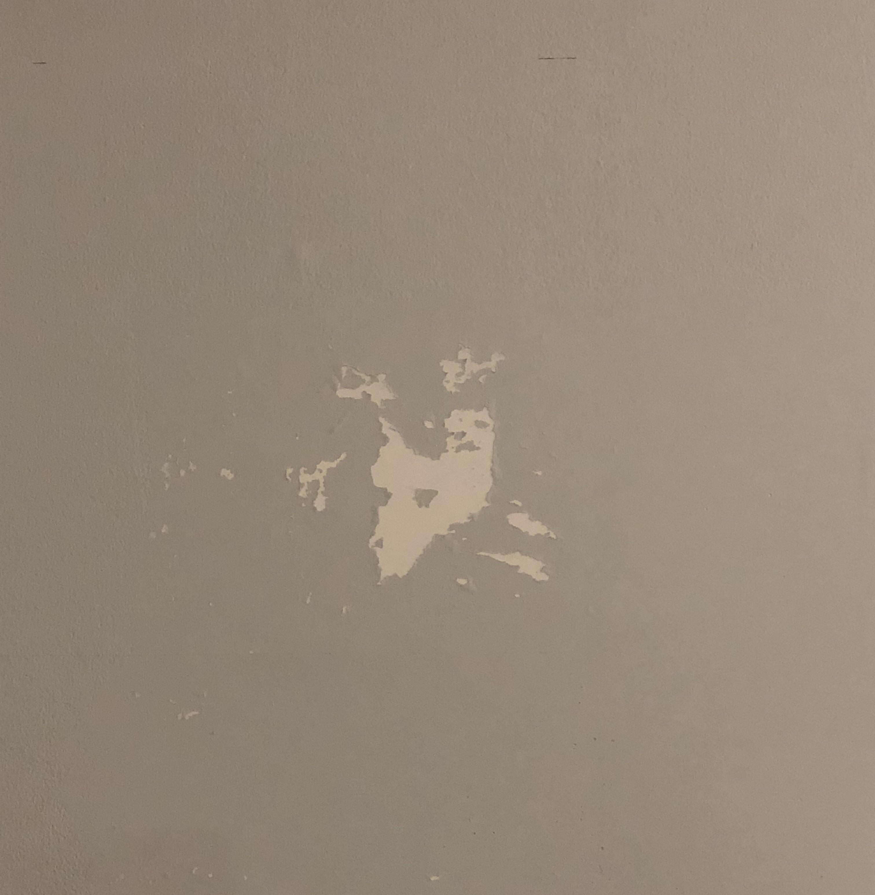 Accidentally ripped some paint off my wall and it kinda looks like a