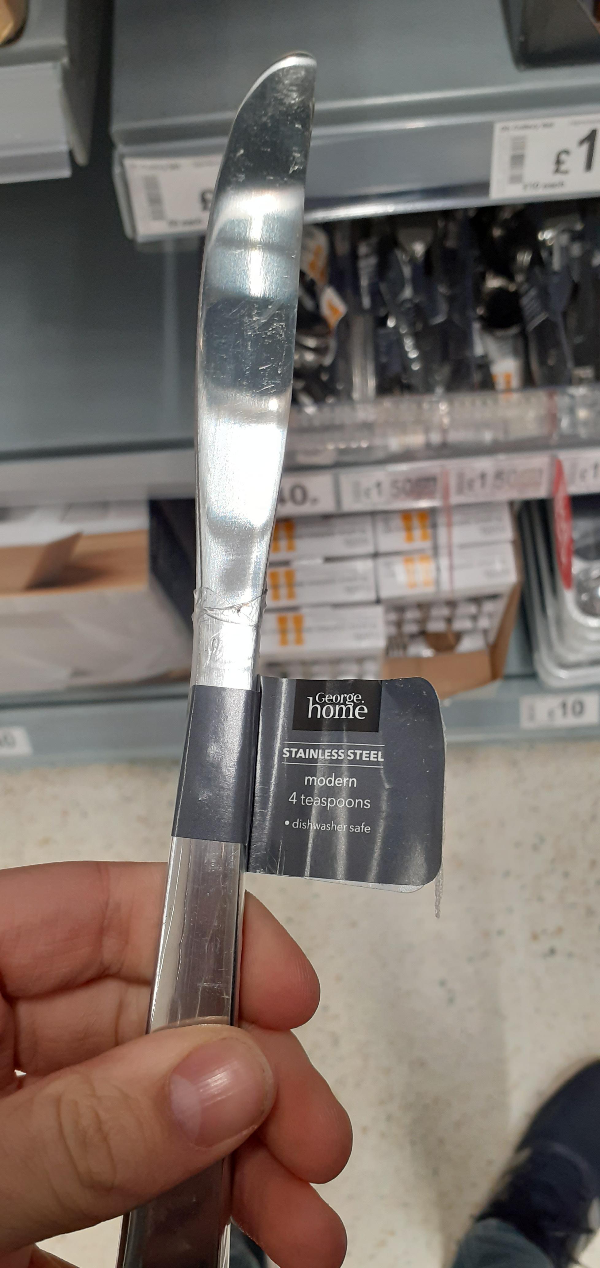 Yes ASDA, teaspoons... r/facepalm