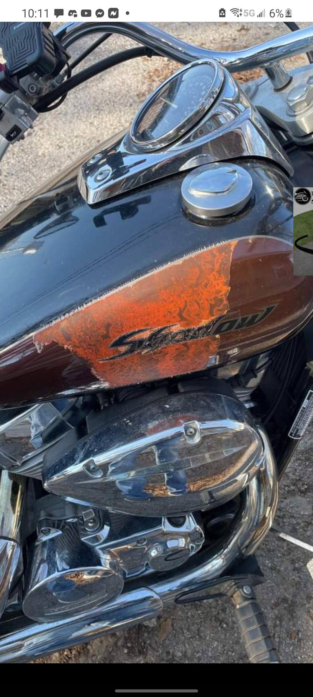 Can Gas strip paint? r/cruisers