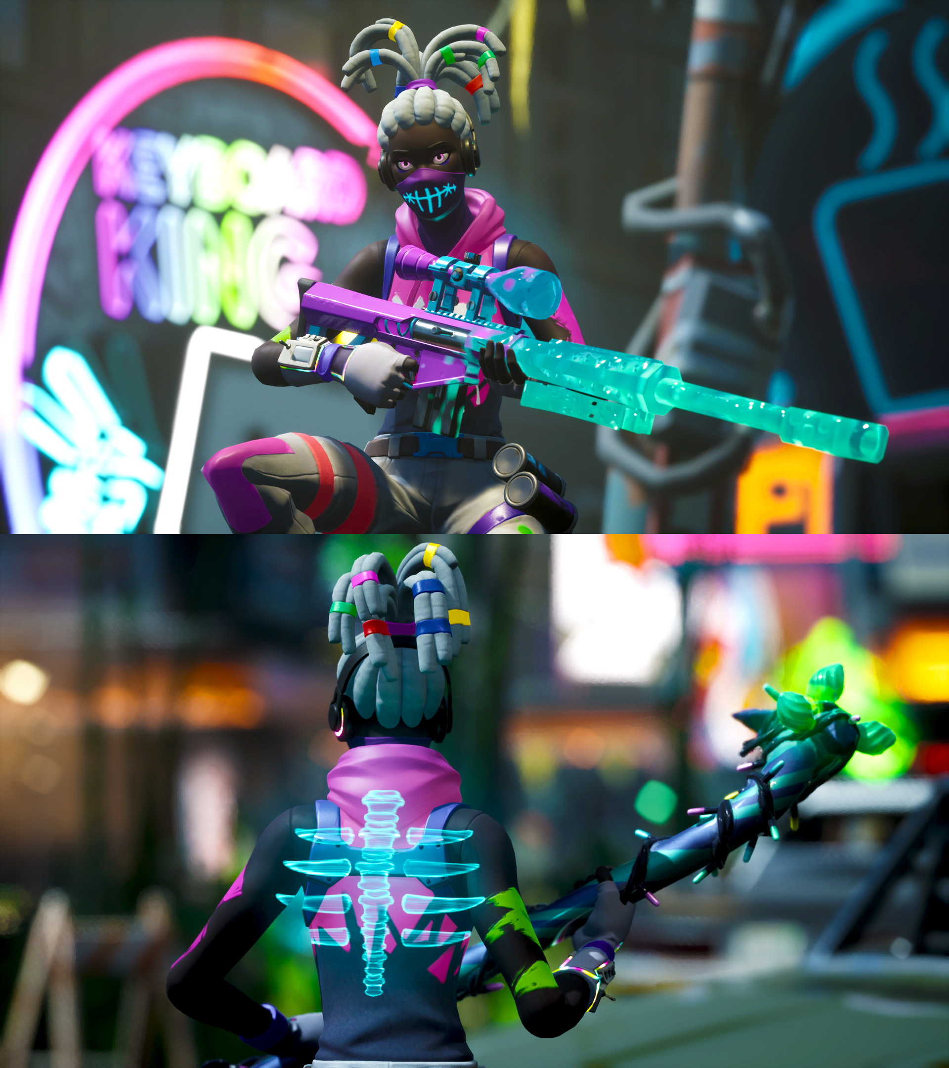 The Epitome of Sweaty Saturday Komplex • Spectral Spine • Merry Mint Axe • Slurp FortniteFashion