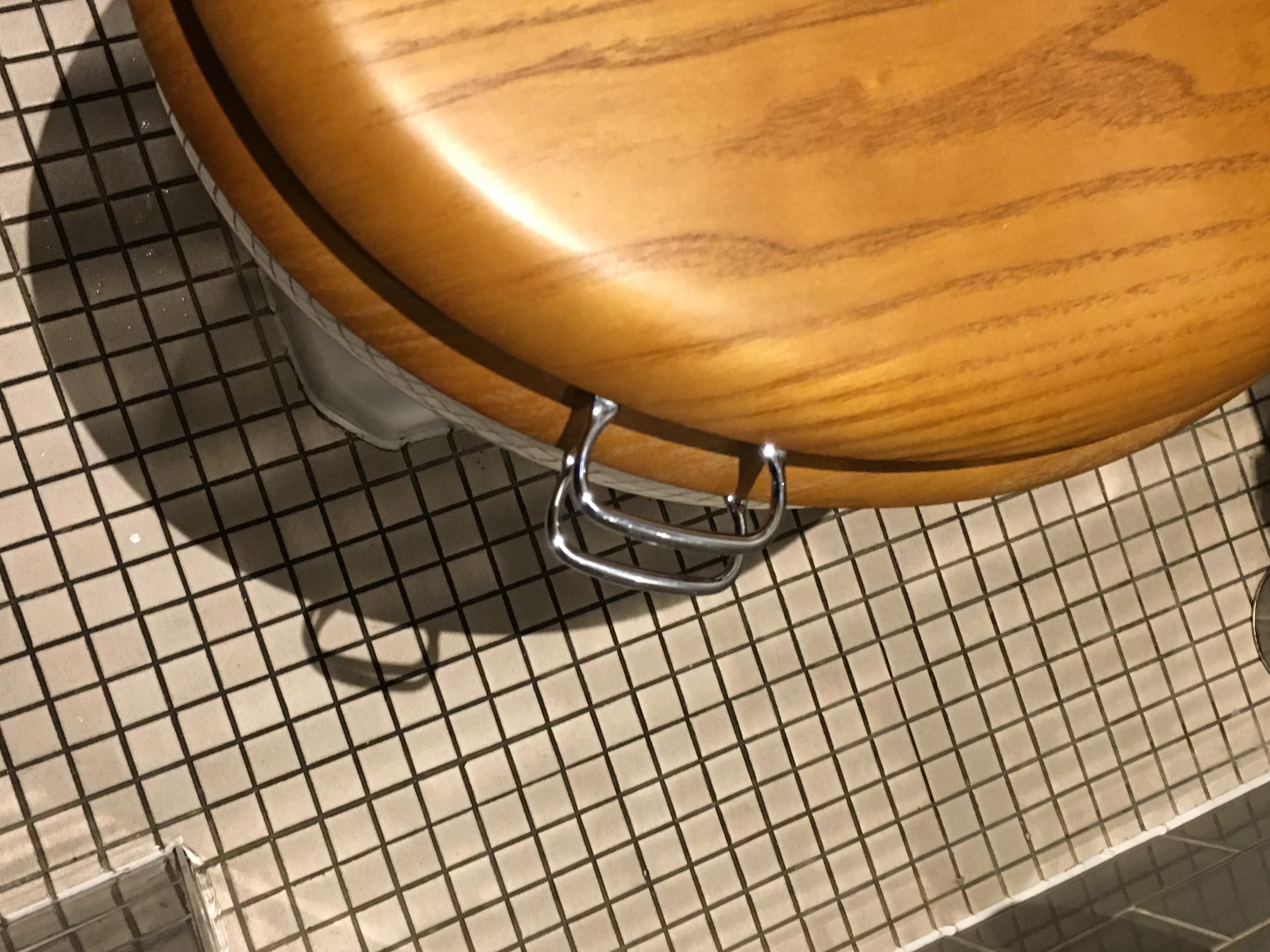 This toilet seat has handles to lift it. r/mildlyinteresting