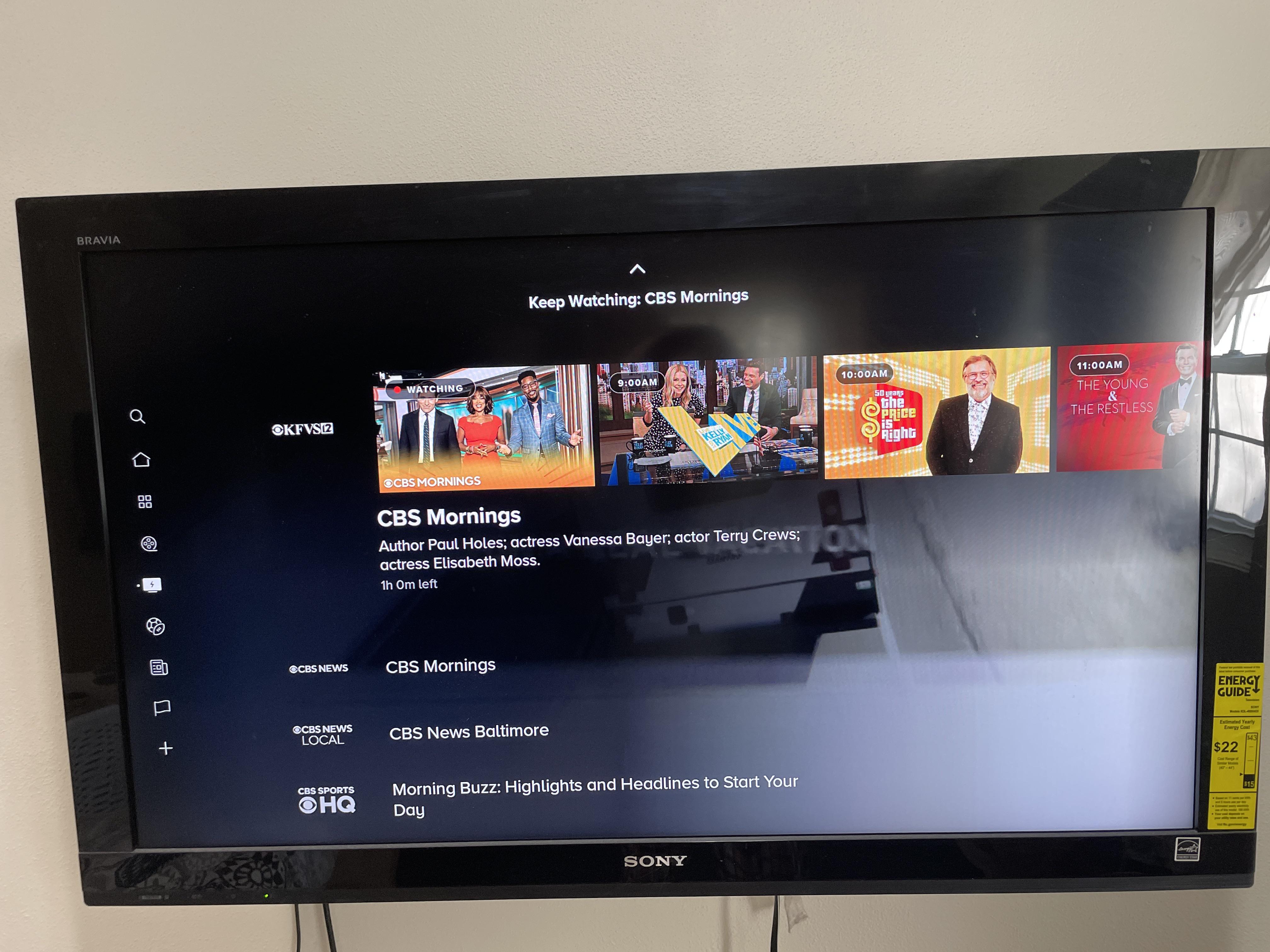 Channel guide on Live TV won’t clear on Fire TV r/ParamountPlus