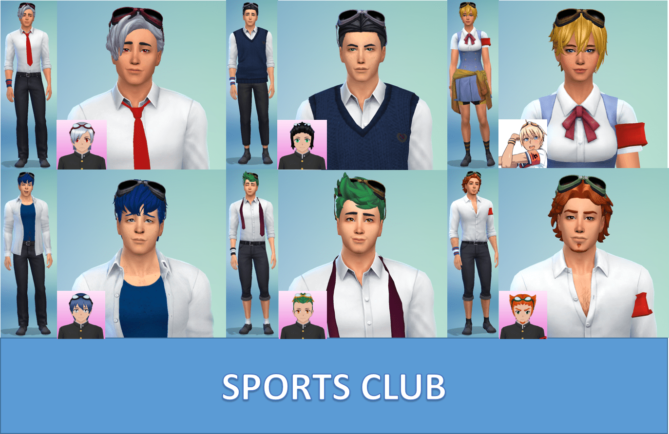 Sports Club (Kind of made them look more sporty with a light way to use