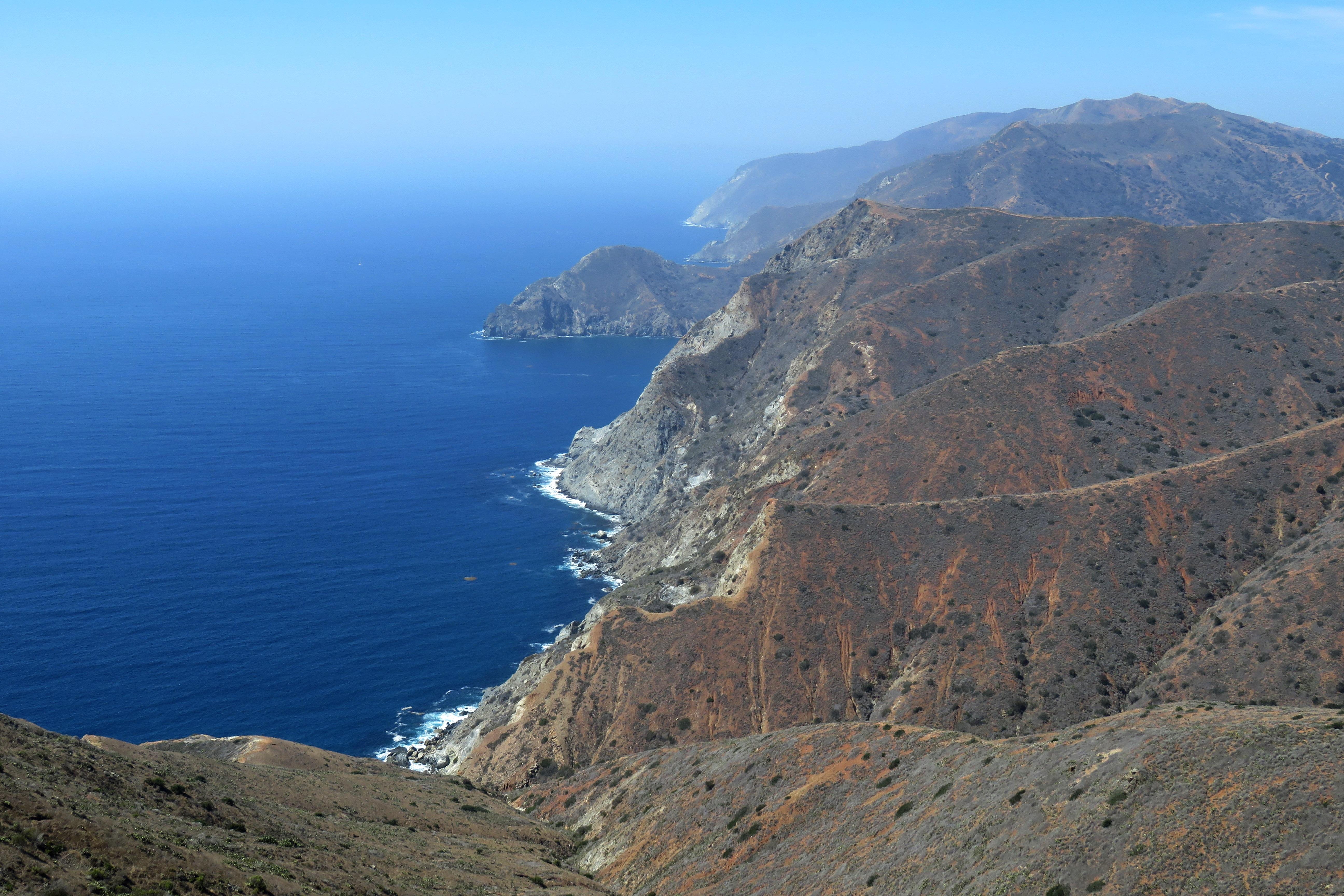 TransCatalina Trail between Two Harbors and Little Harbor, Catalina