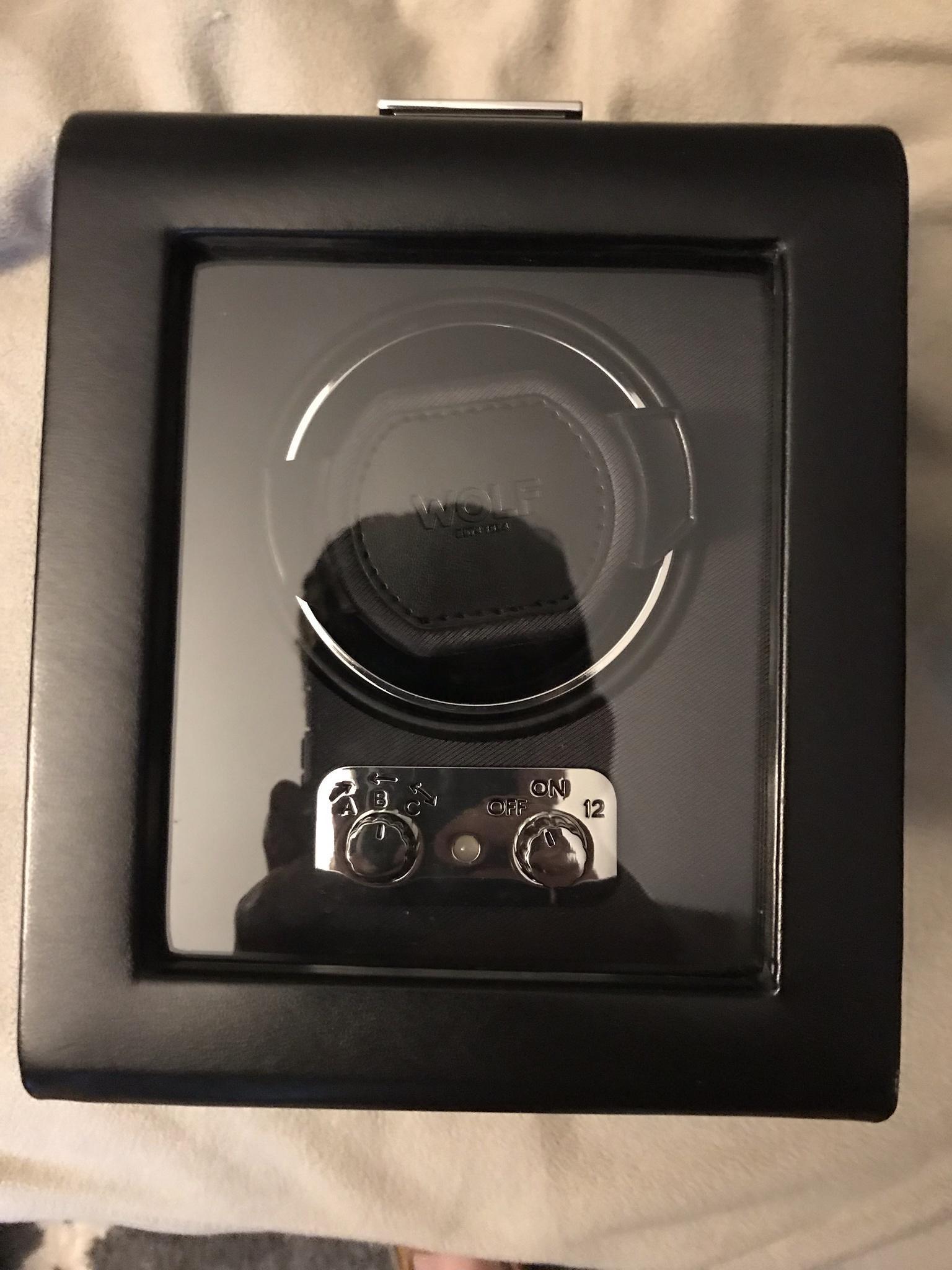 [WTS] WOLF 270002 Heritage Single Watch Winder with Cover, Black; 175
