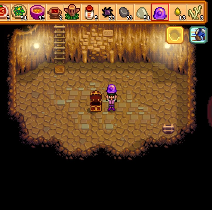 first treasure room in skull cavern ! r/StardewValley