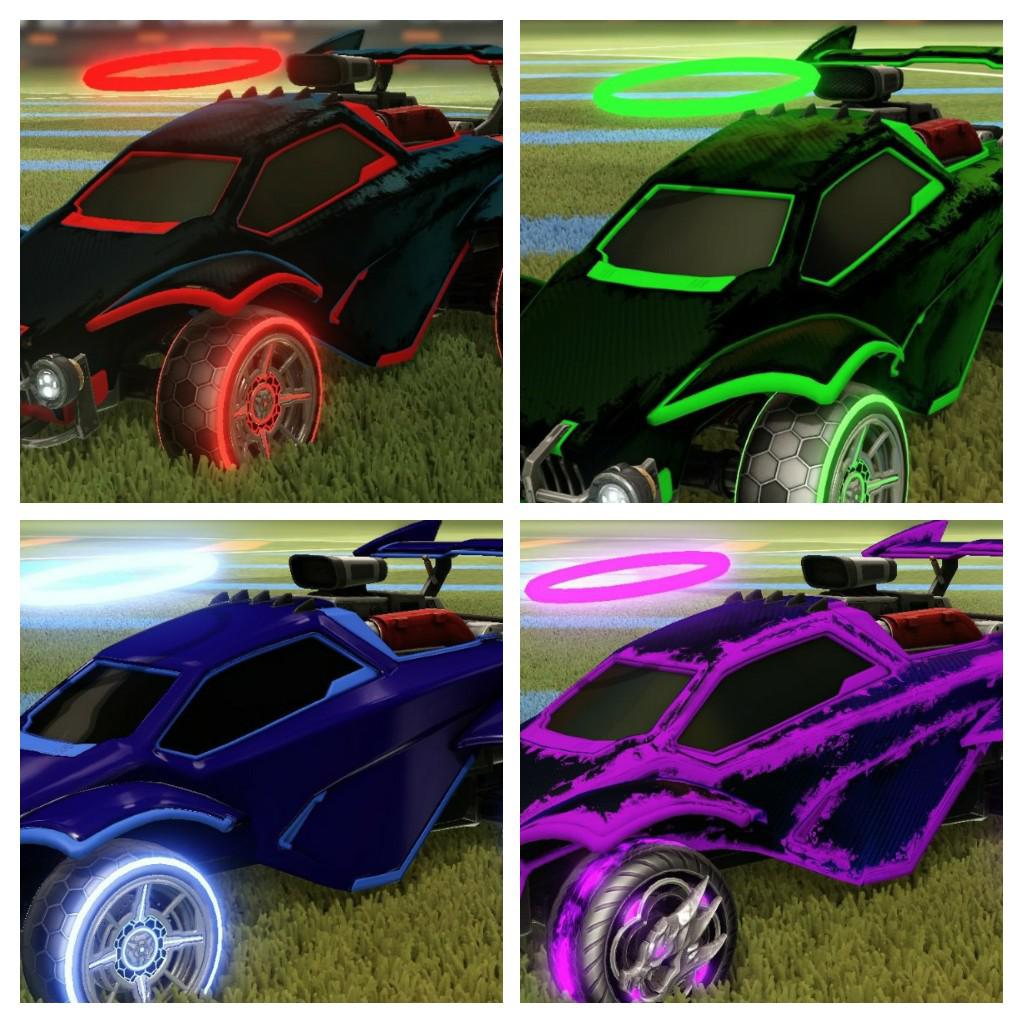 Why does cobalt halo look so washed out compared to the other painted