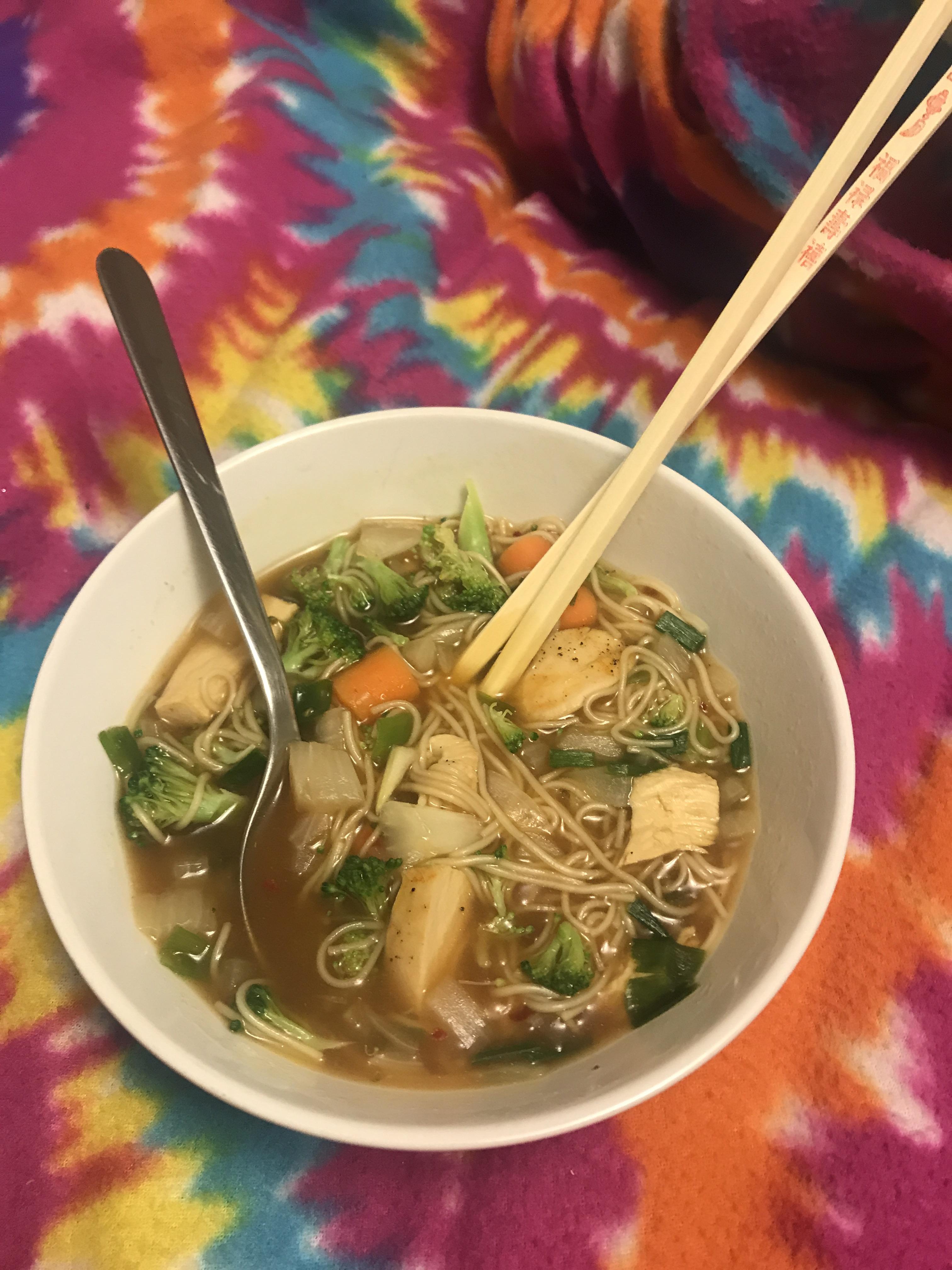 Broke college student food doesn’t need to be unhealthy. This was a