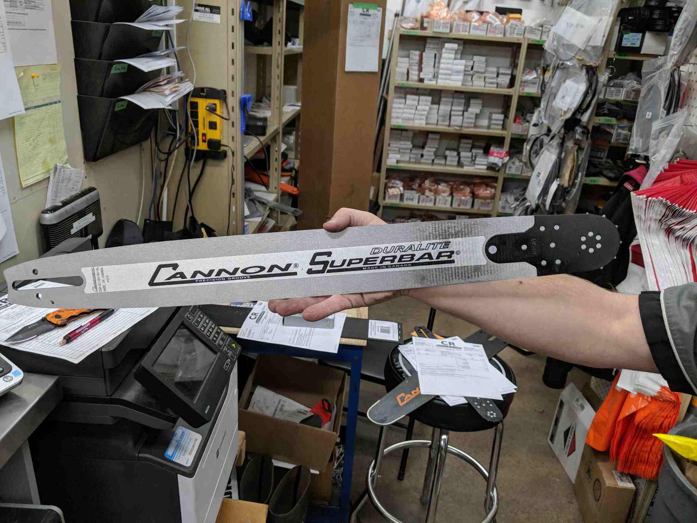 Cannon Chainsaw Bars