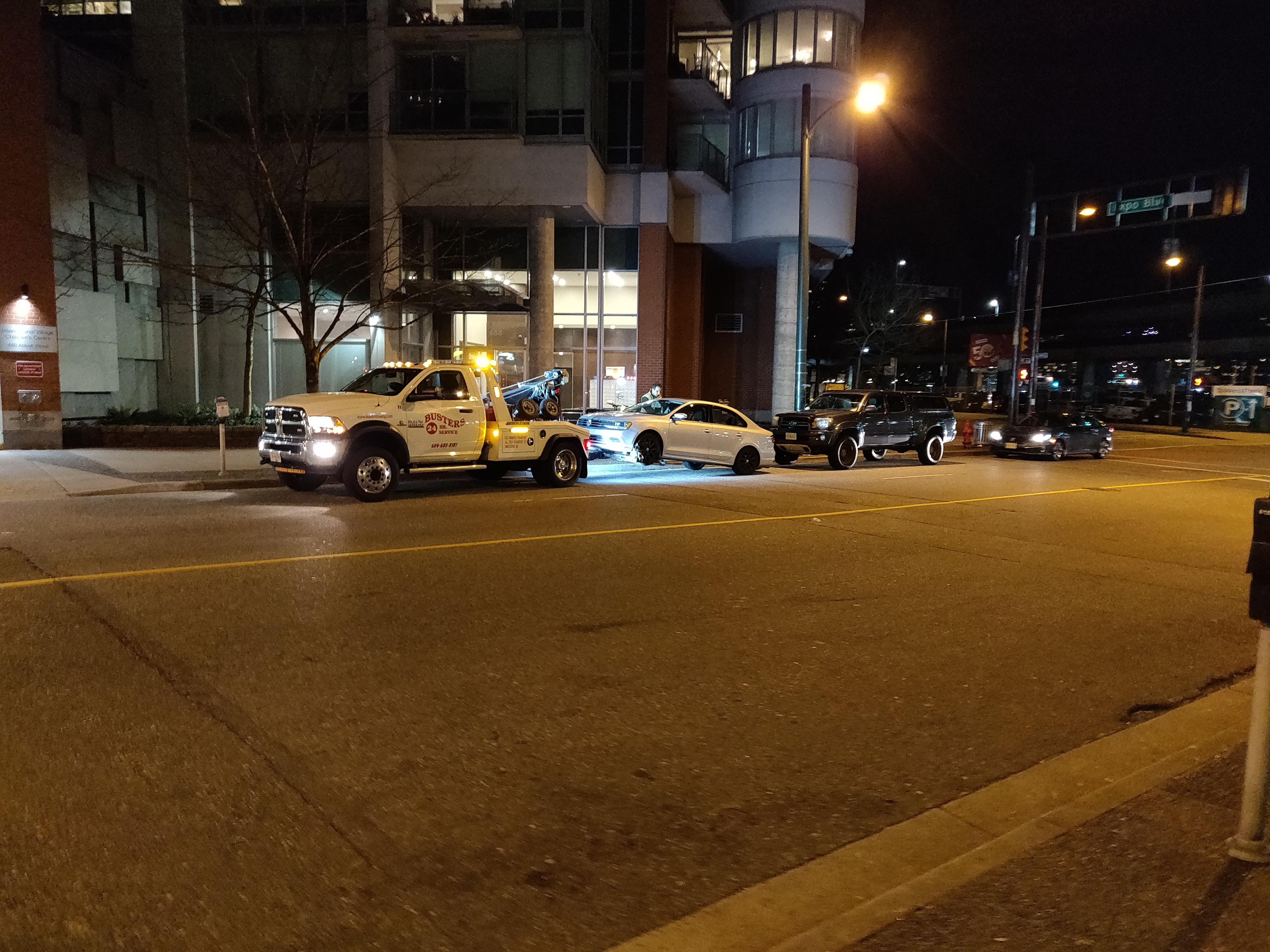 Do people not read parking signs by Rogers Arena? Every Canucks game
