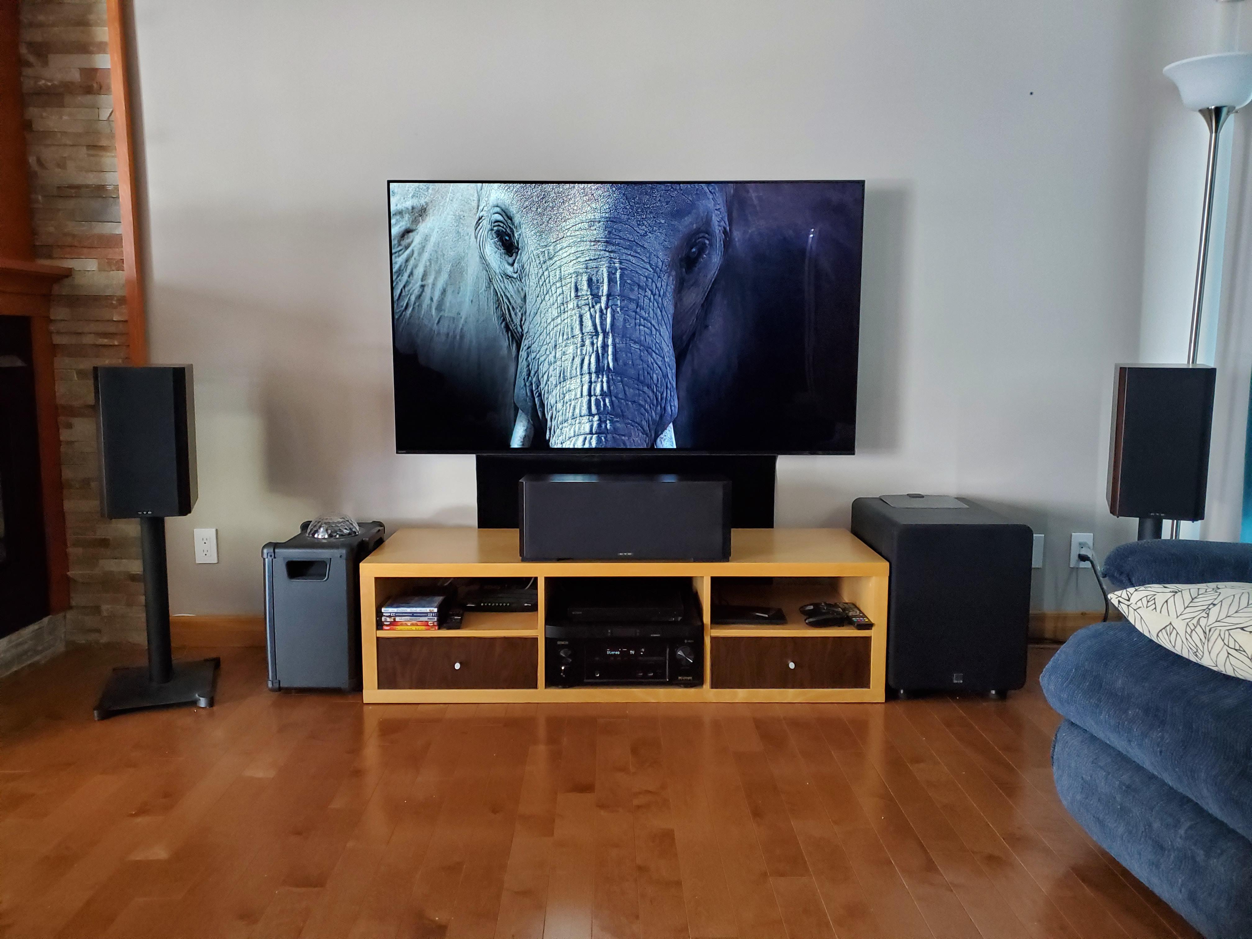 Are my speakers too far apart? (and how to convince my wife to get a