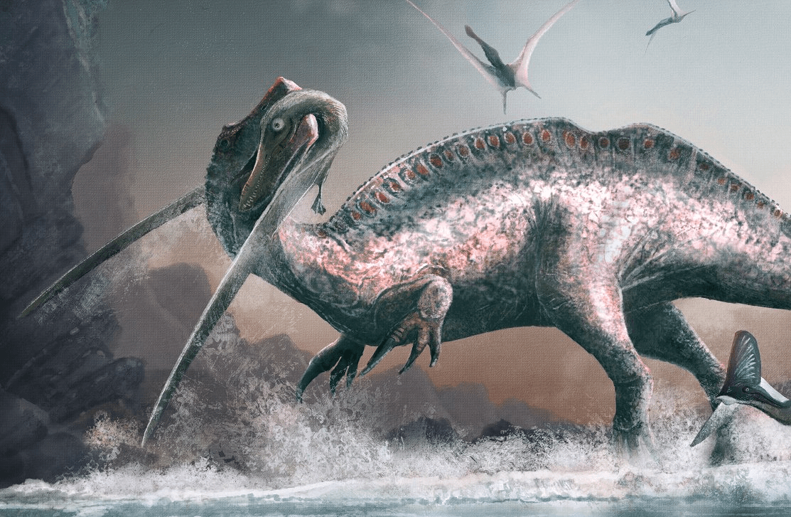 Irritator was probably the most annoying dinosaur, sorry, Palaeo art by